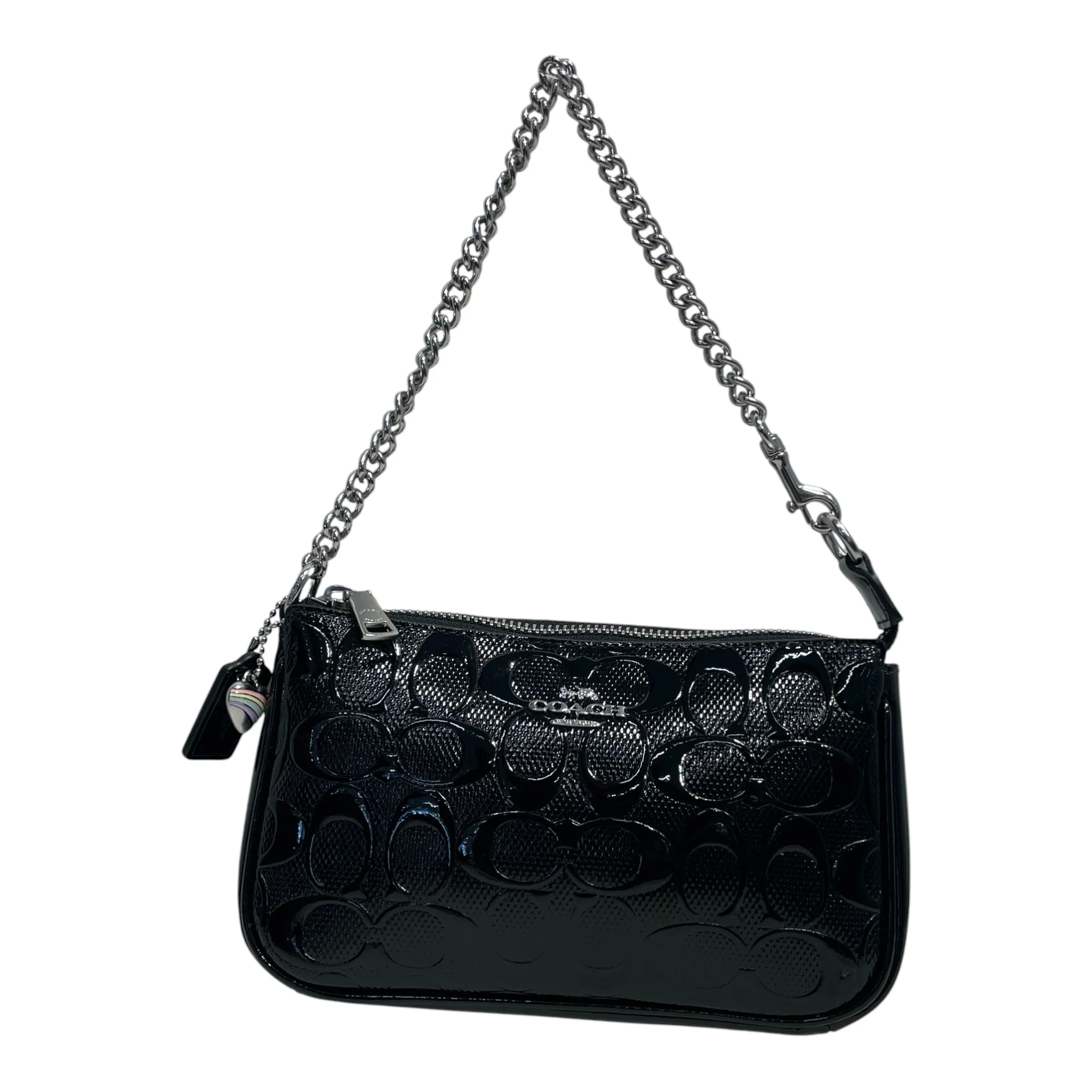 COACH/Hand Bag/Leather/BLK/
