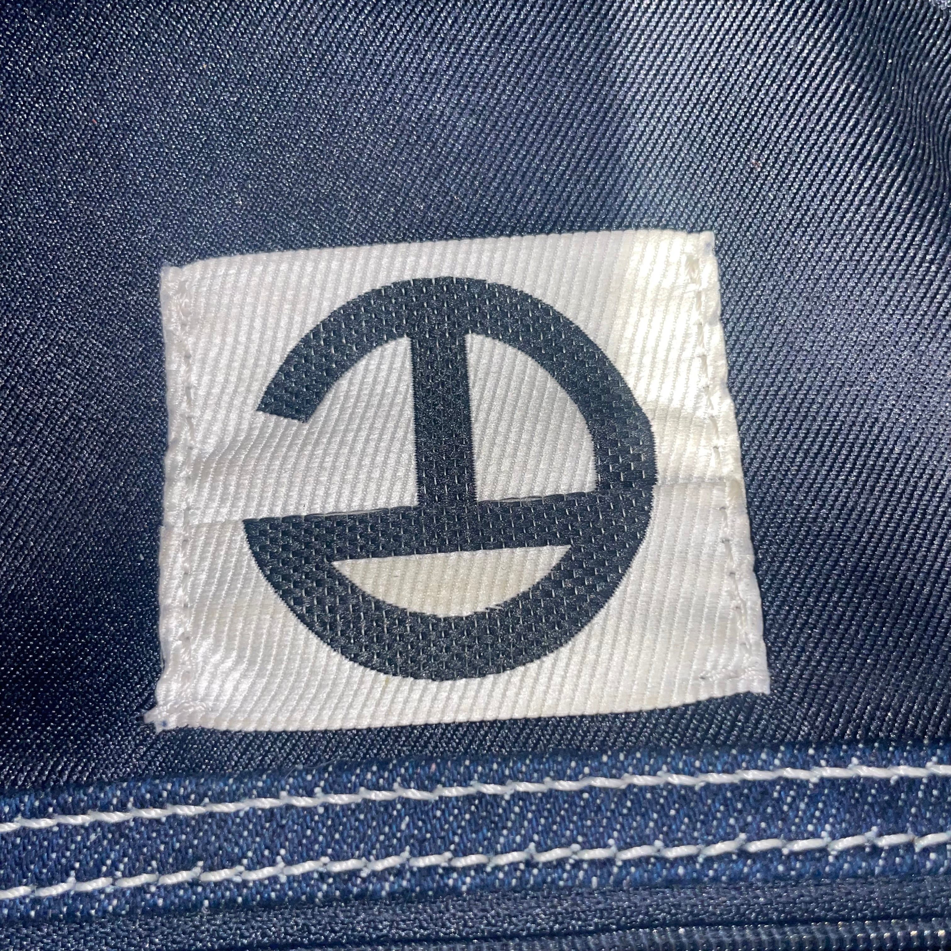 Telfar/Clutch Bag/Denim/IDG/brw tag/4 t studs bottom