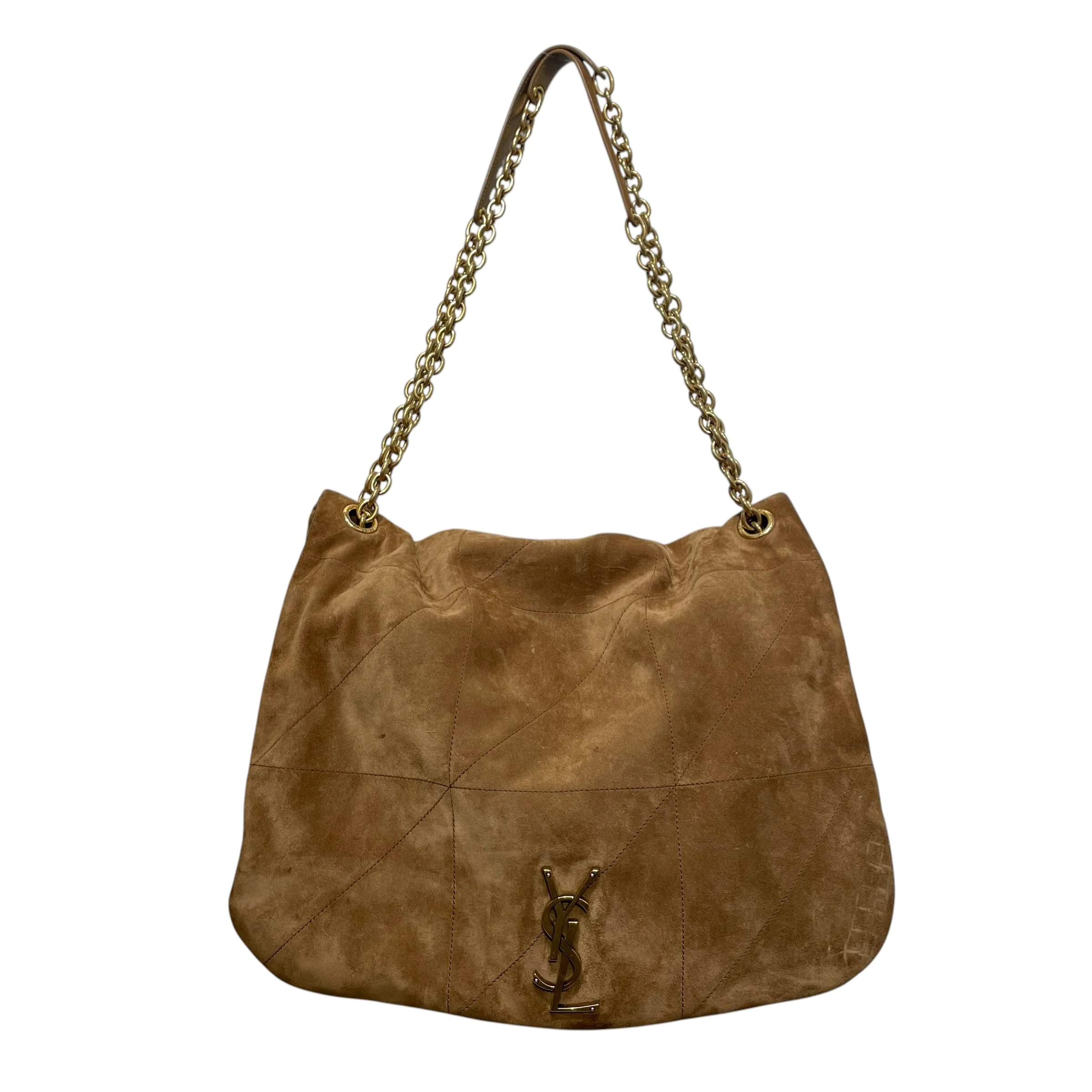 YVES SAINT LAURENT/Hand Bag/Suede/CML/jamie bag