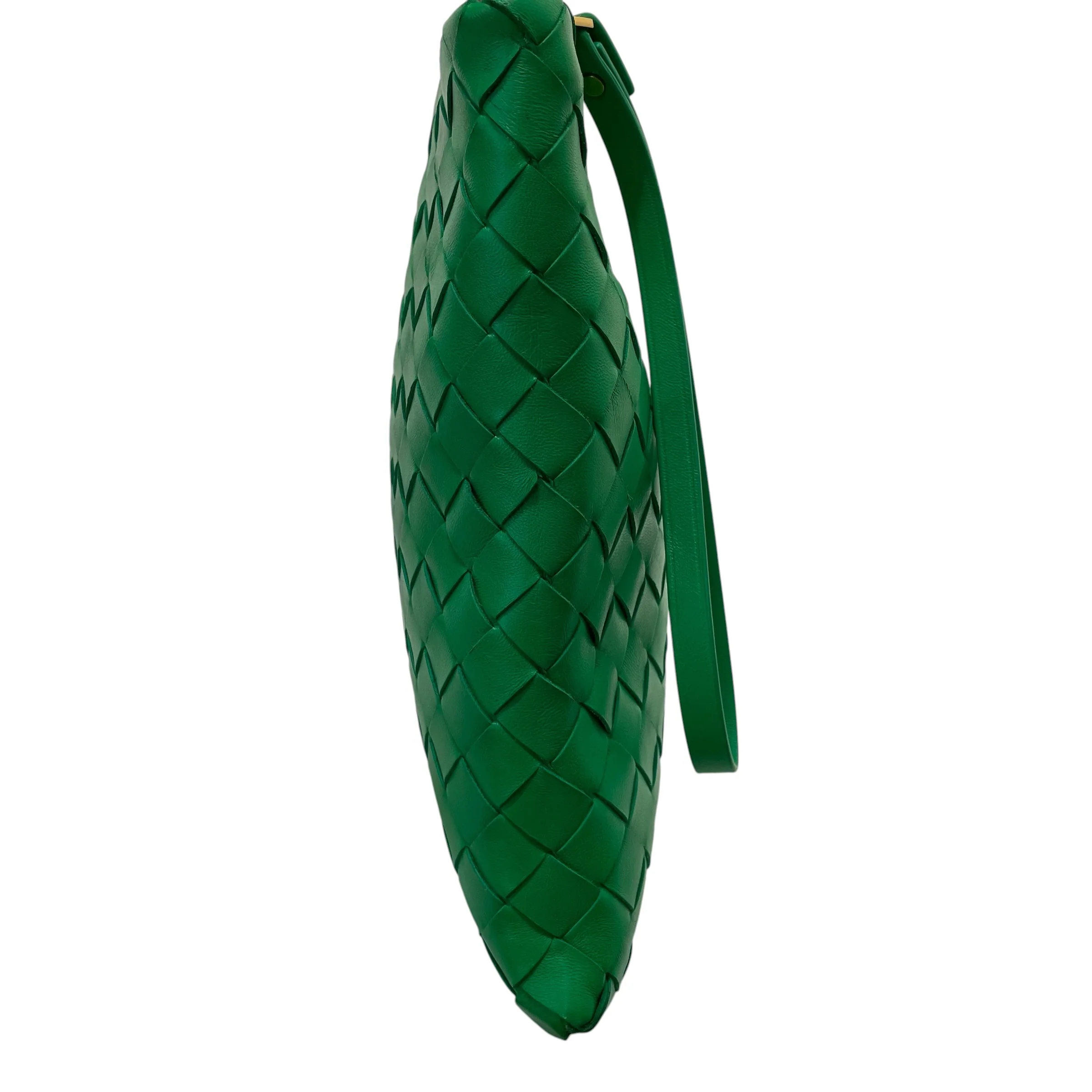 BOTTEGA VENETA/Clutch Bag/Leather/GRN/intrecciato clutch