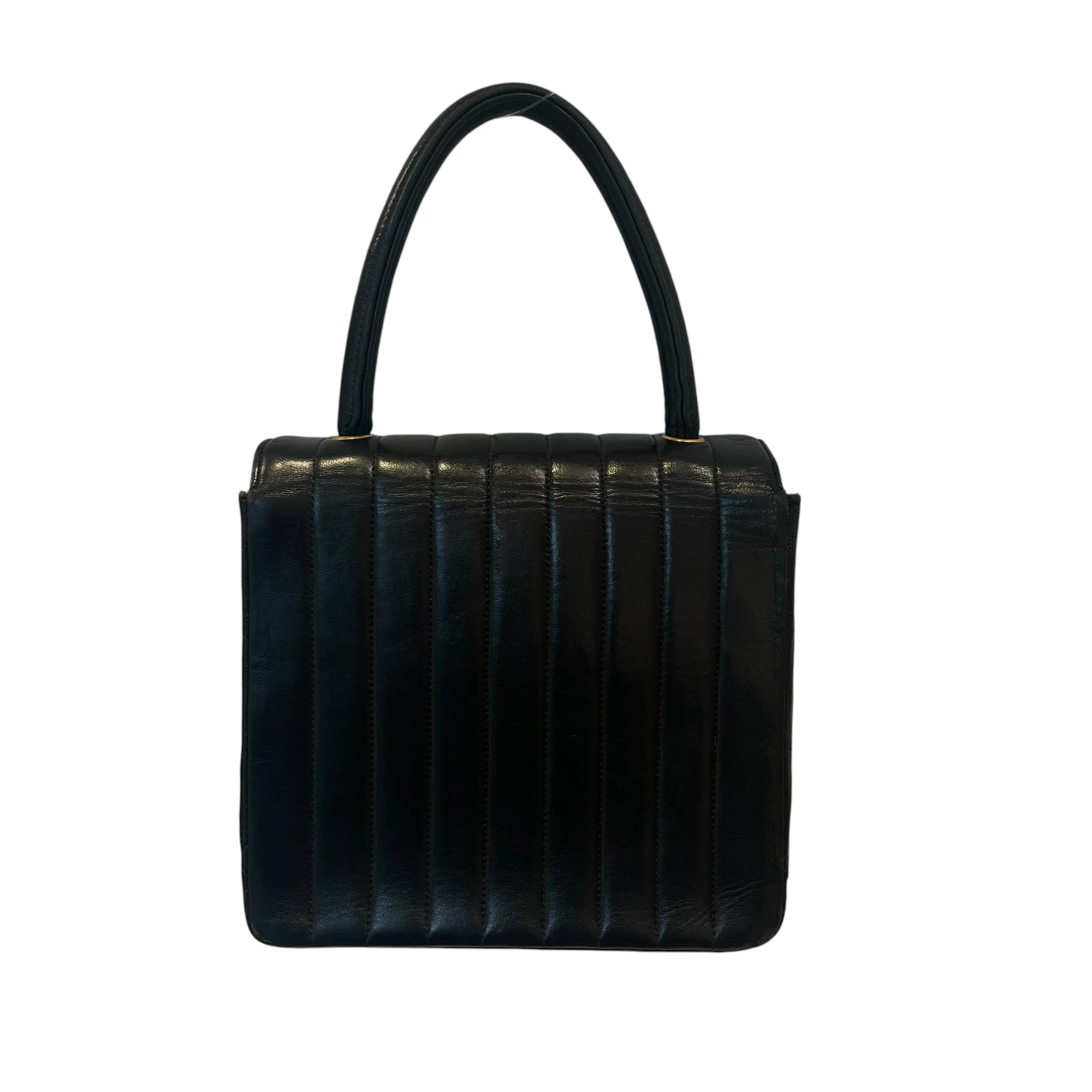 CHANEL/Hand Bag/Leather/BLK/coco handle/ gld CC