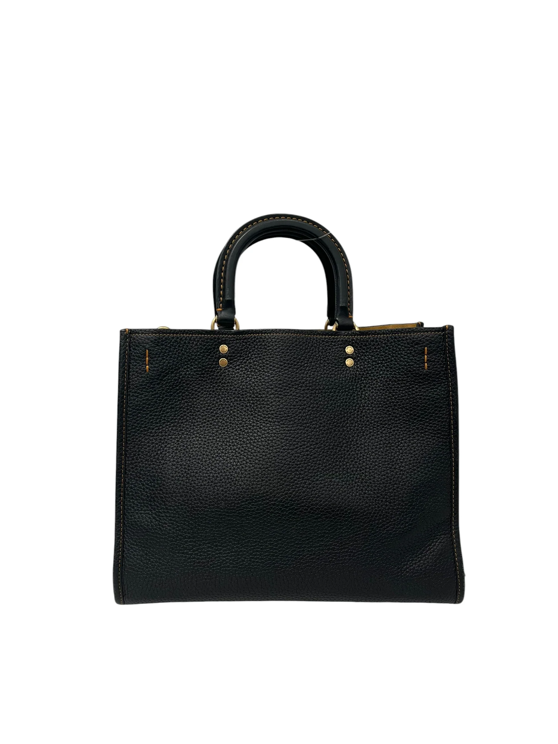 COACH/Hand Bag/Leather/BLK/ROGUE 30 SATCHEL