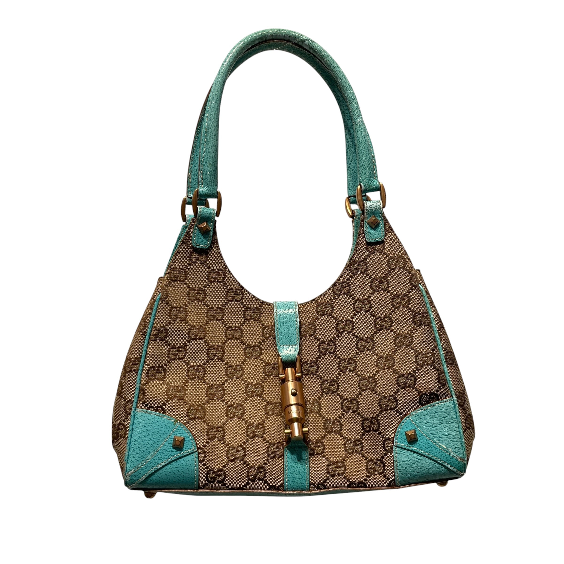 GUCCI/Hand Bag/Monogram/Cotton/KHK/MONO BARDOT