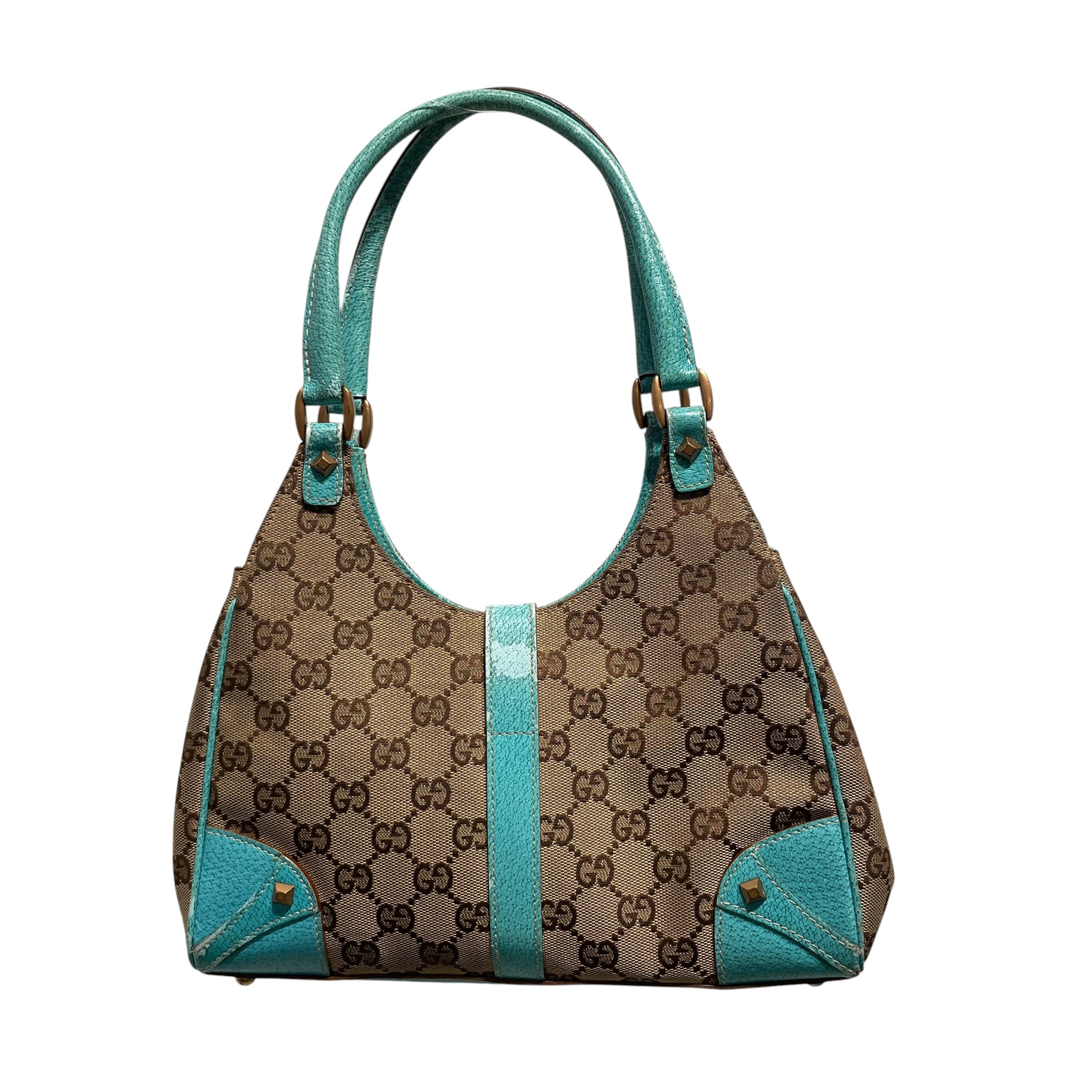 GUCCI/Hand Bag/Monogram/Cotton/KHK/MONO BARDOT