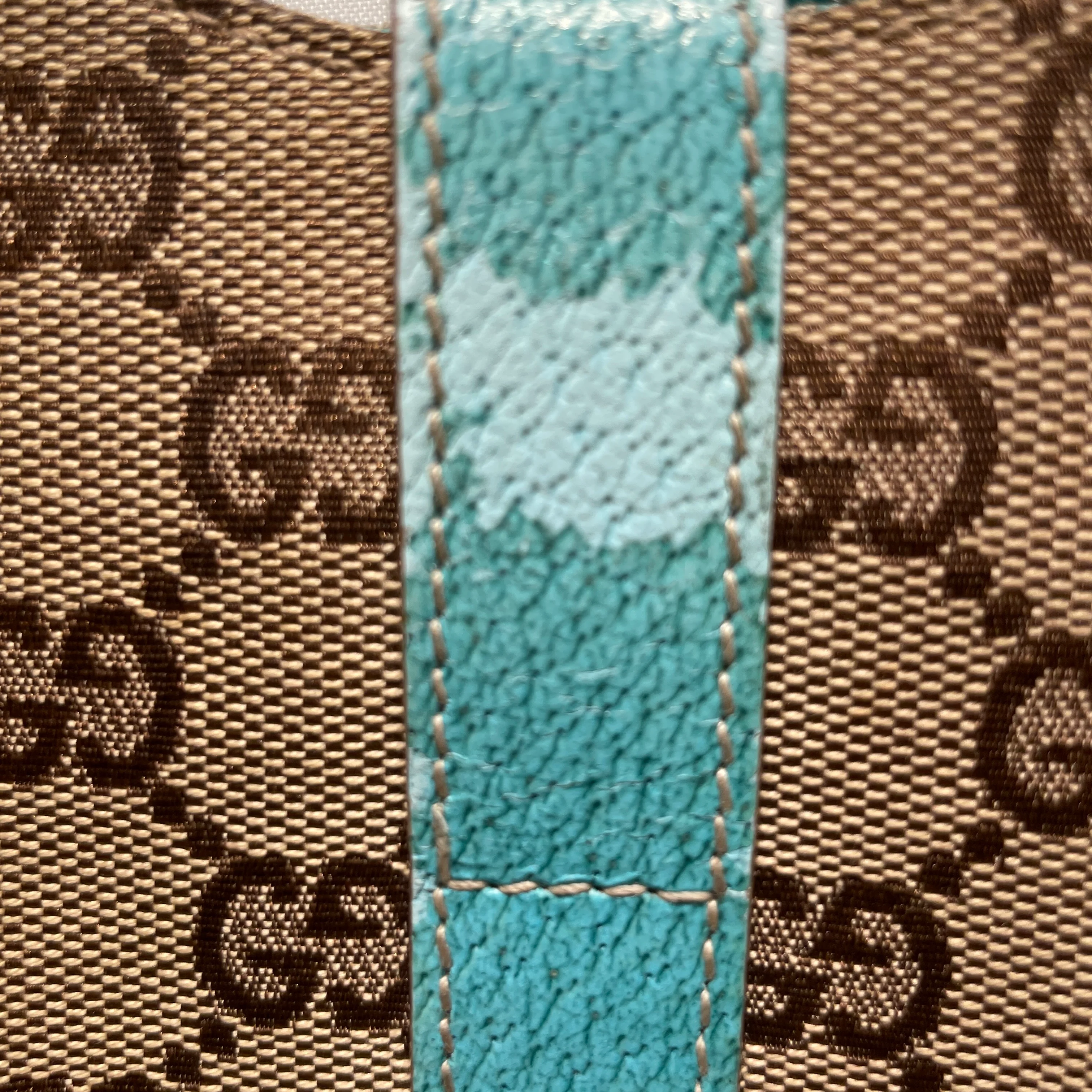 GUCCI/Hand Bag/Monogram/Cotton/KHK/MONO BARDOT