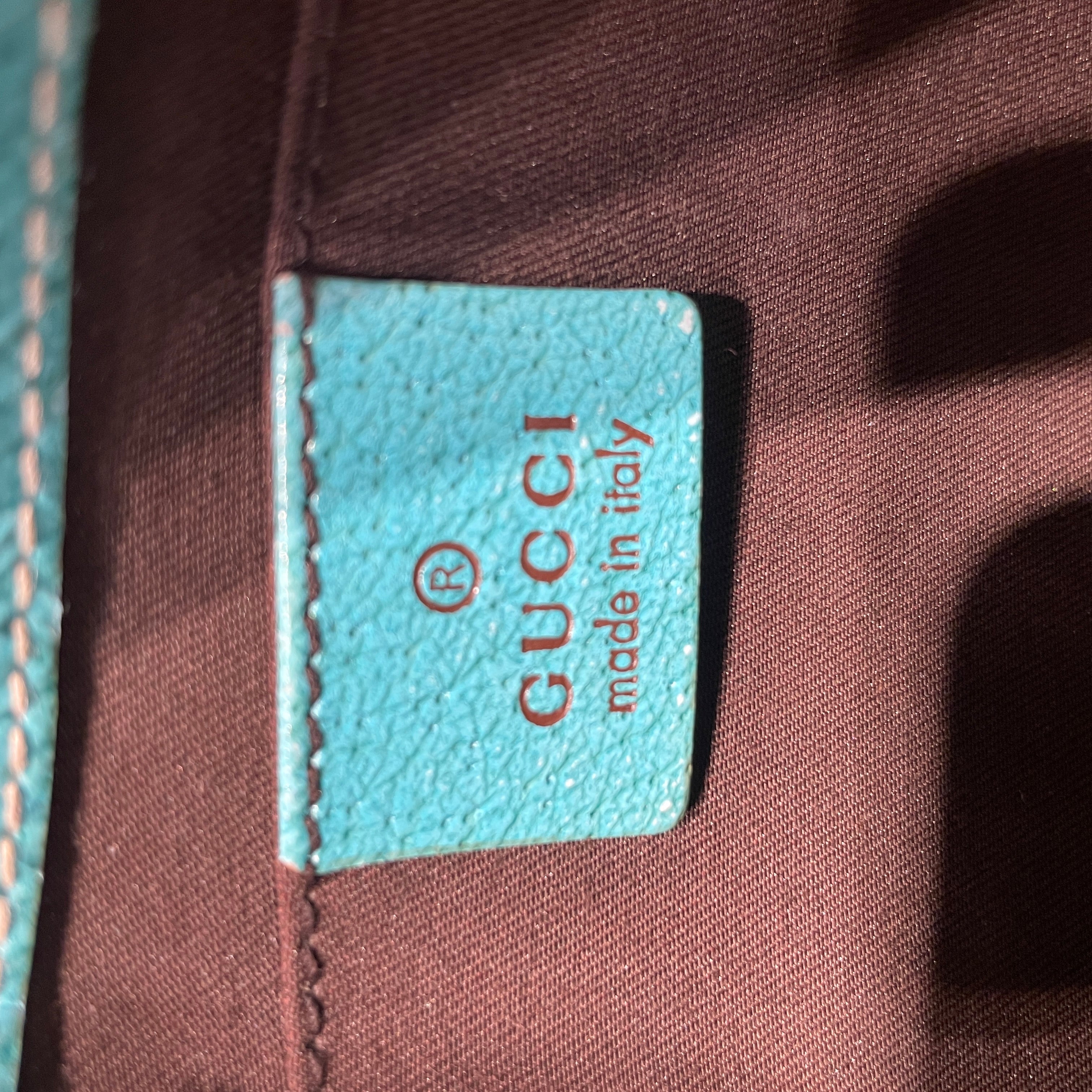 GUCCI/Hand Bag/Monogram/Cotton/KHK/MONO BARDOT