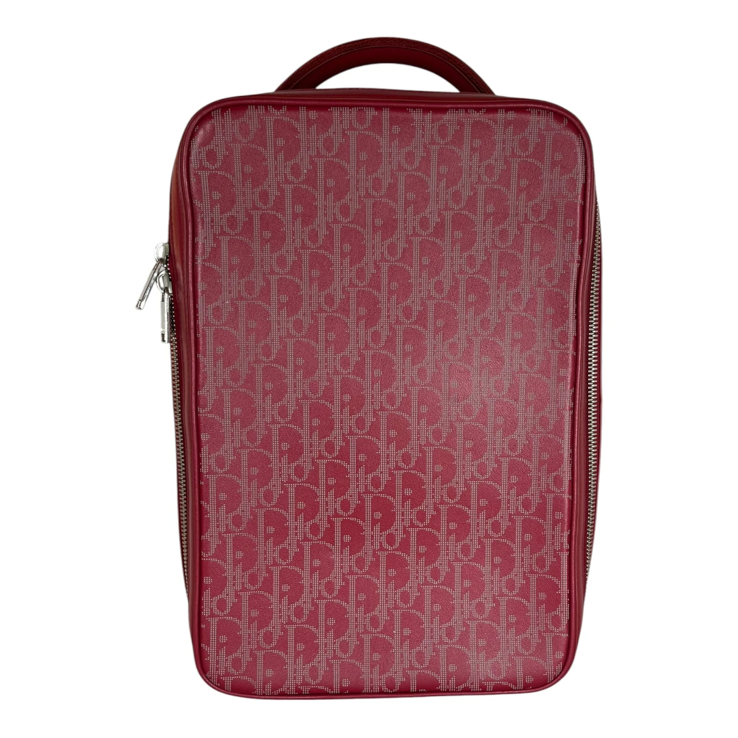 Christian Dior/Bag/Monogram/Leather/RED/SHOE CASE