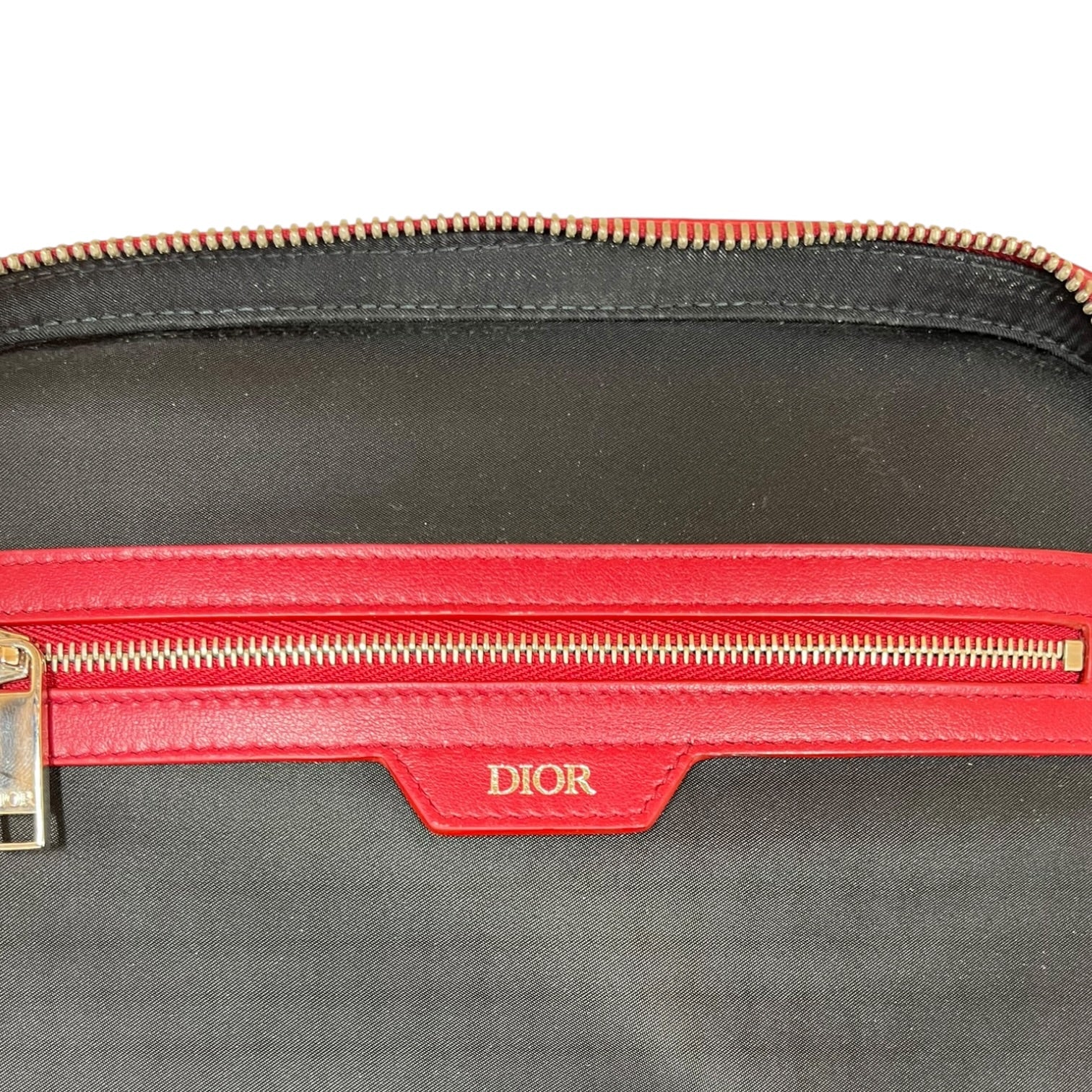 Christian Dior/Bag/Monogram/Leather/RED/SHOE CASE