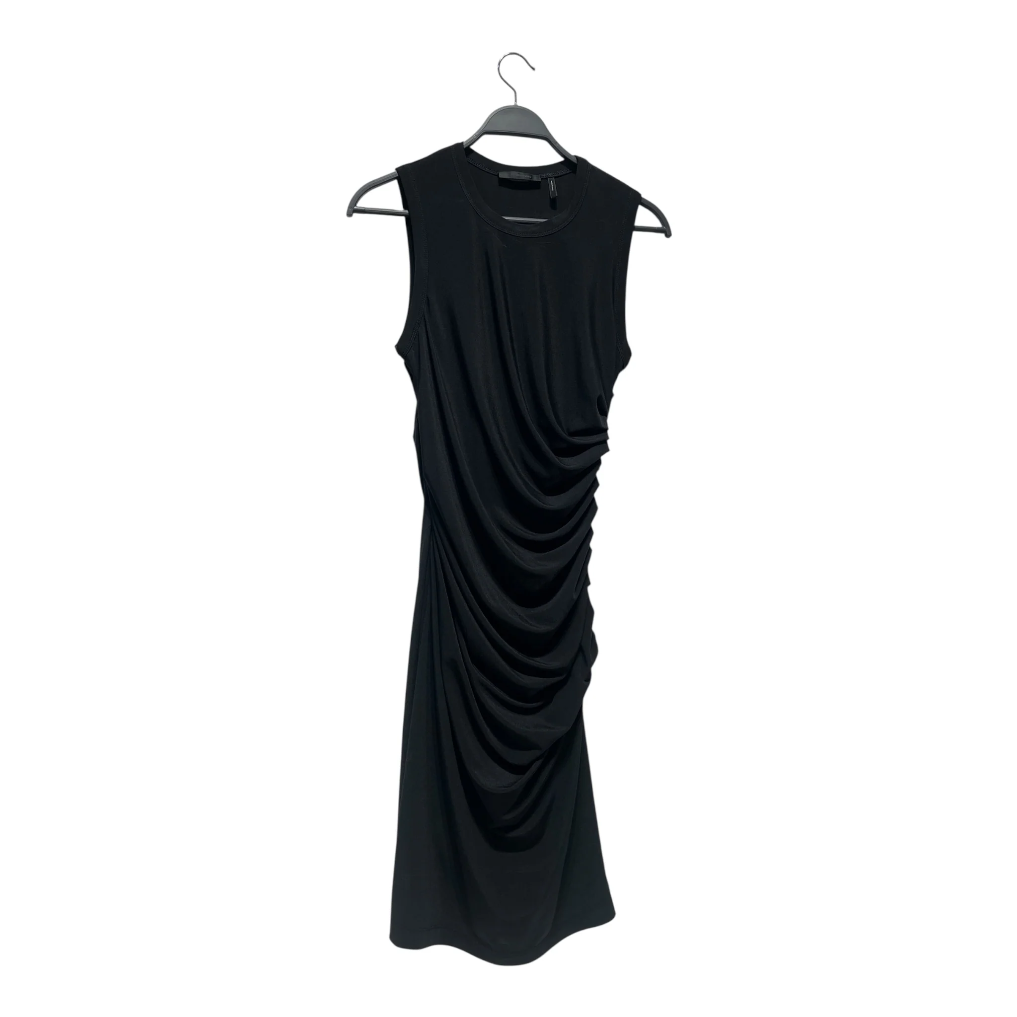 Helmut Lang/Camisole Dress/L/Polyester/BLK/DRAPED NECK