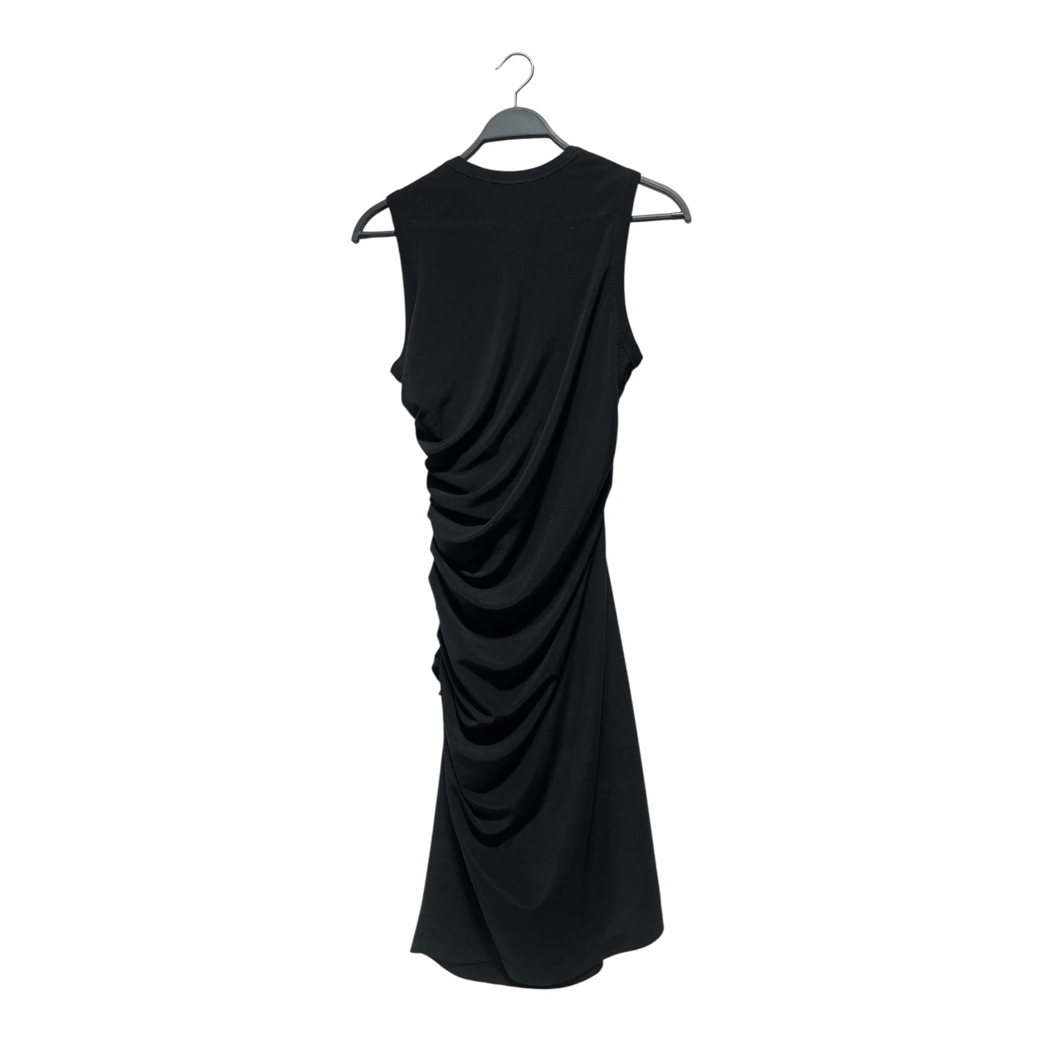 Helmut Lang/Camisole Dress/L/Polyester/BLK/DRAPED NECK