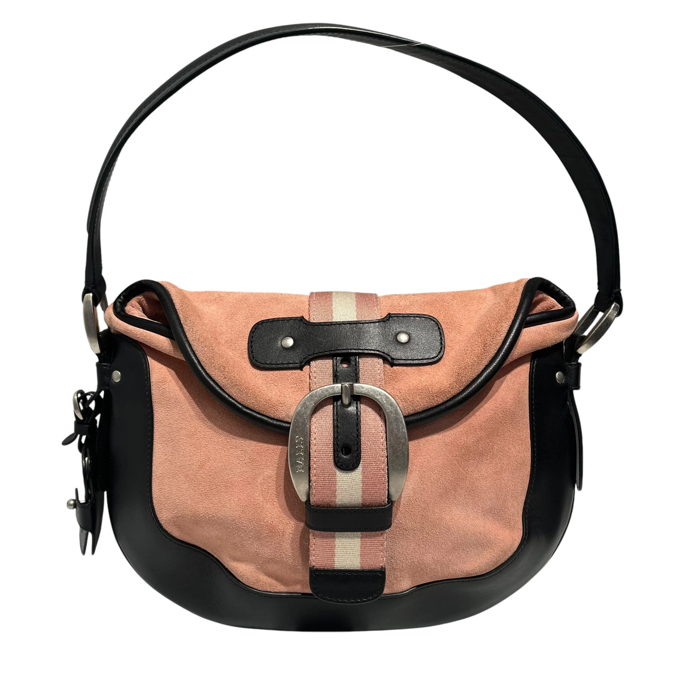BALLY/Bag/Stripe/Suede/PNK/