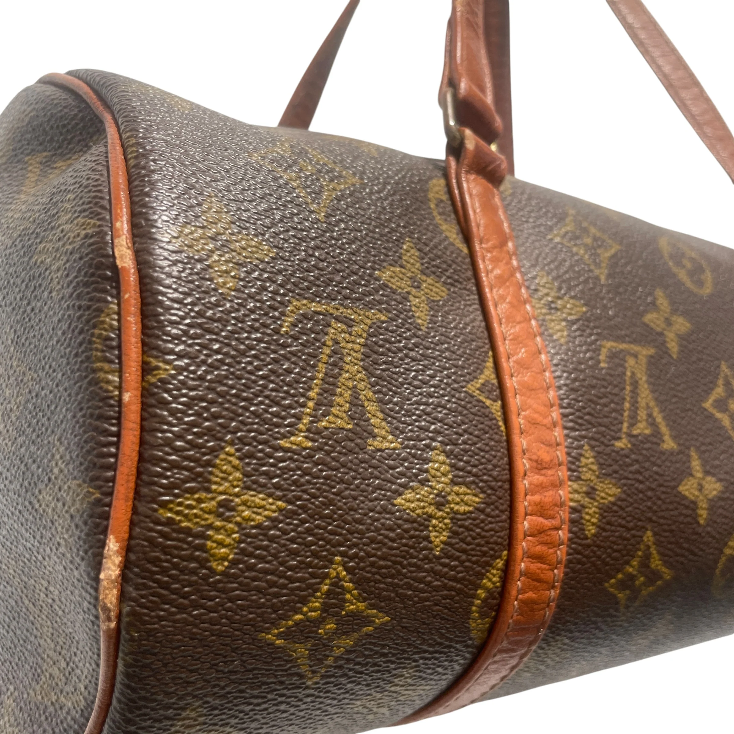 LOUIS VUITTON/Bag/Monogram/Leather/BRW/VINTAGE PAPILLON