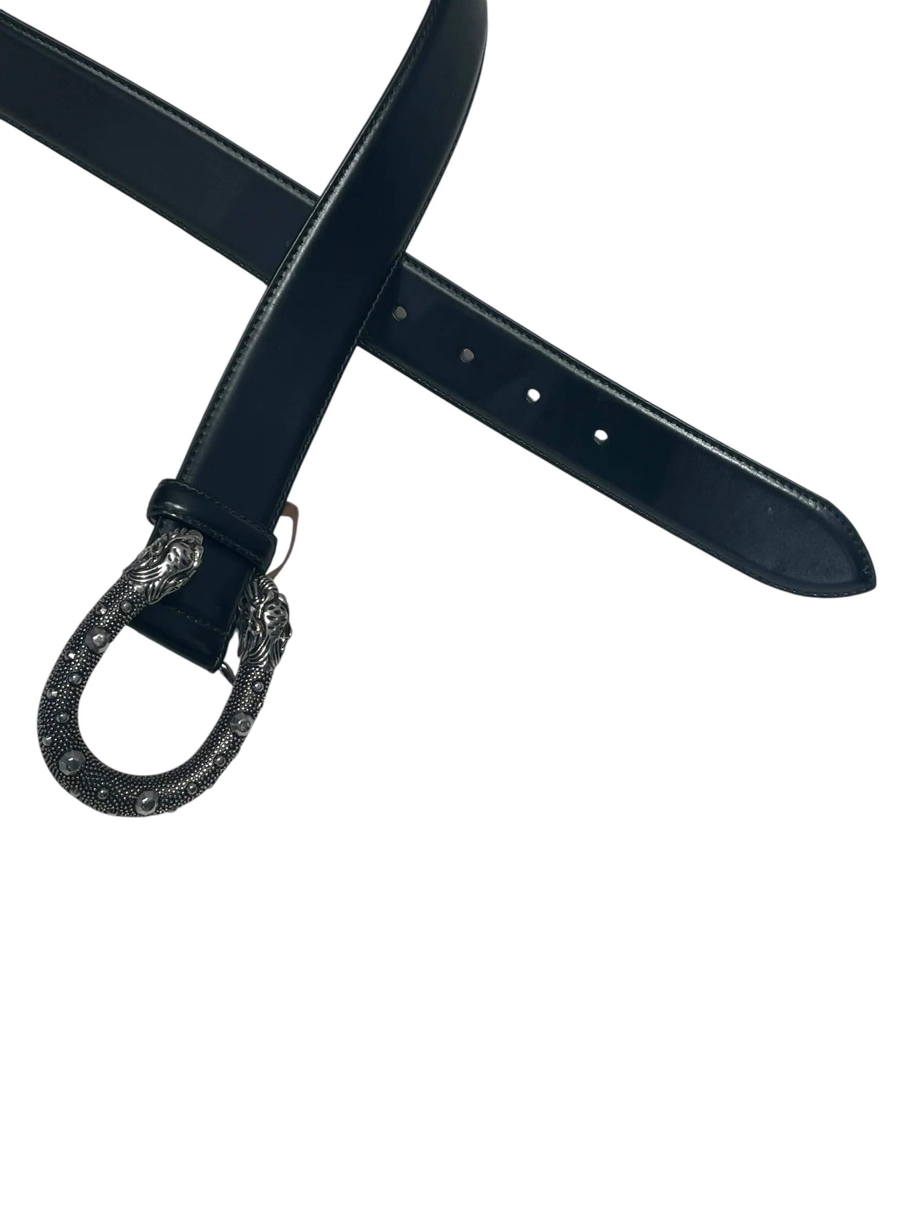 GUCCI/Belt/Leather/BLK/Gucci Dionysus belt