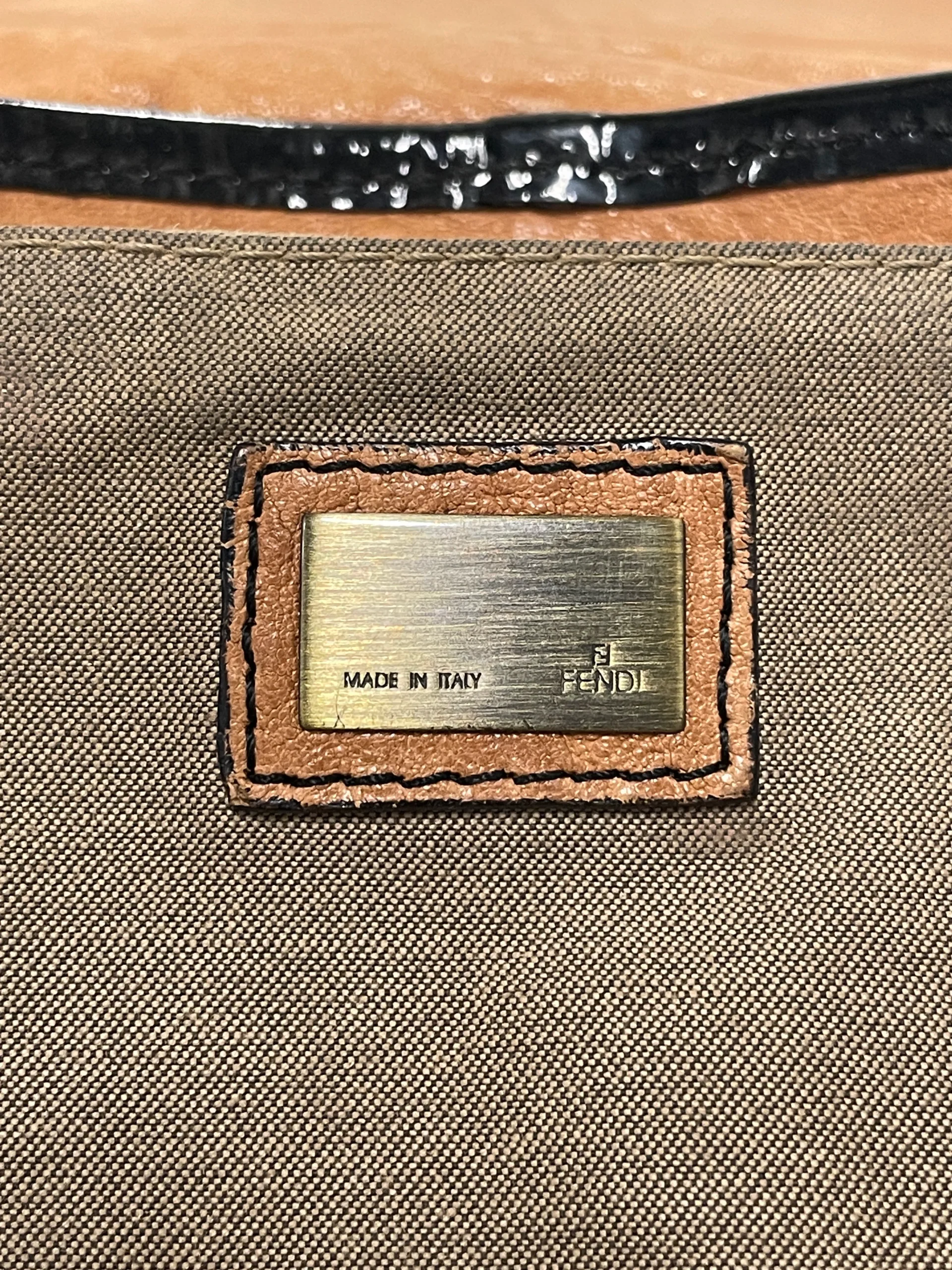 FENDI/Hand Bag/Leather/BRW/B6QKX4H