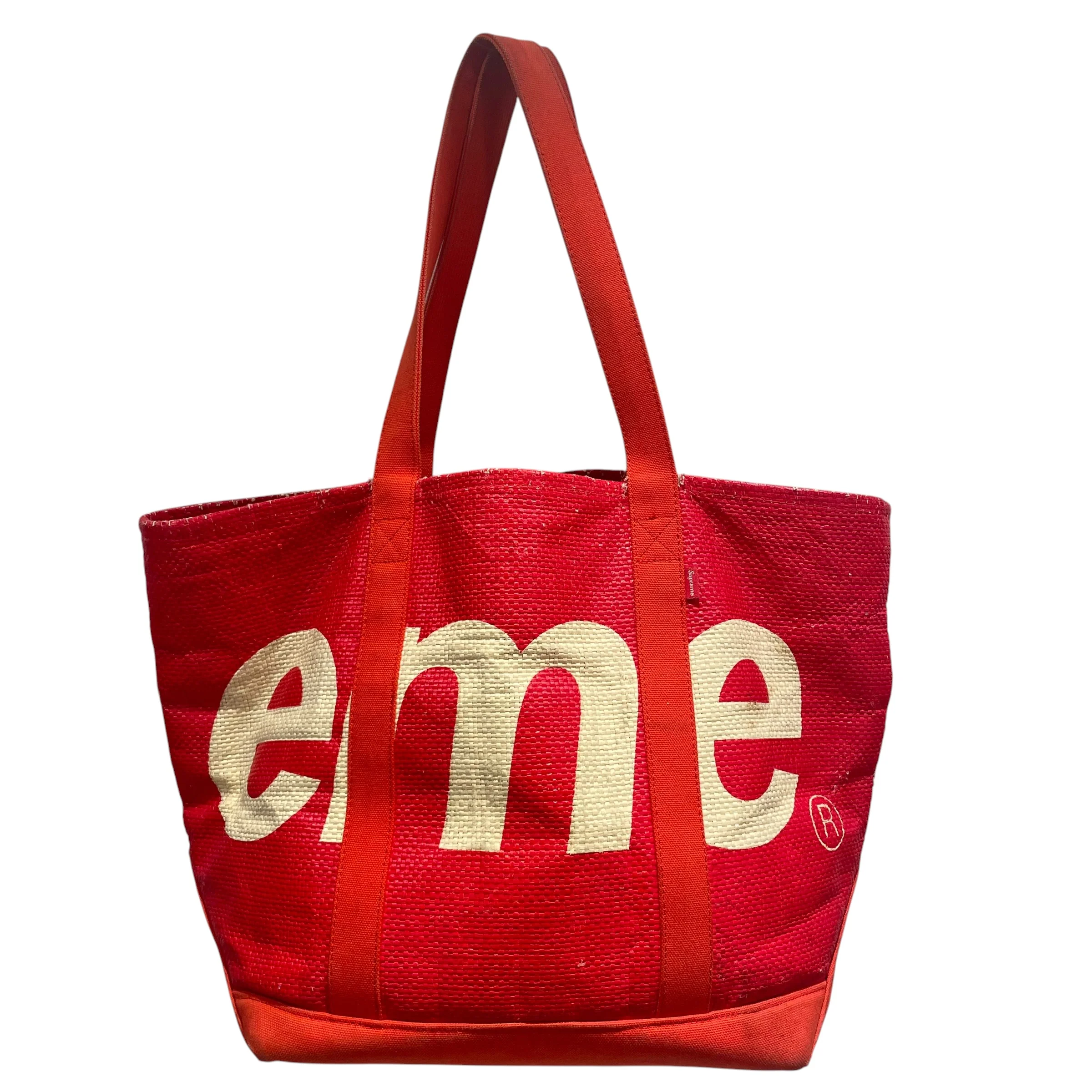 Supreme/Tote Bag/Border/RED/