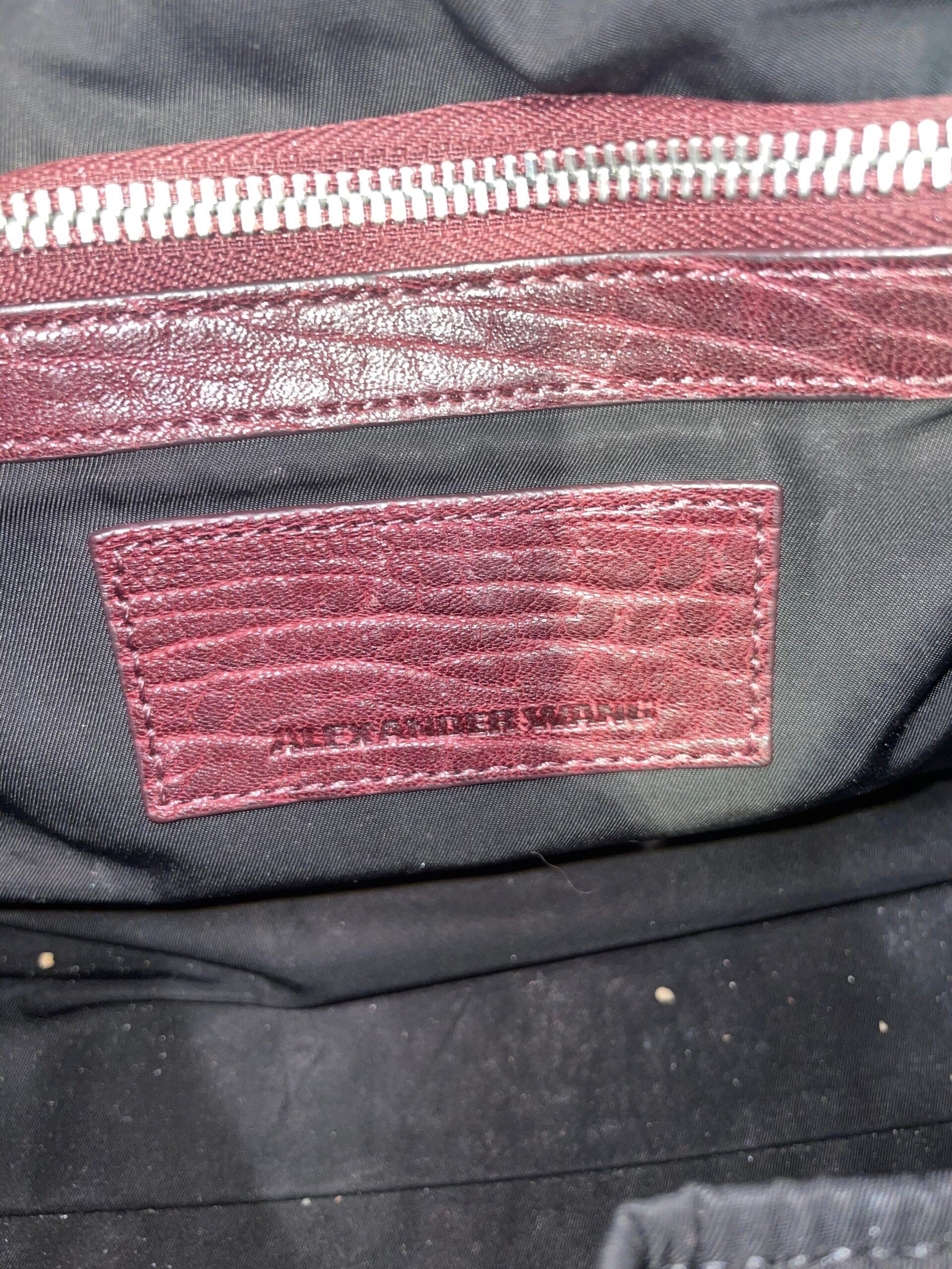Alexander Wang/Hand Bag/Animal Pattern/Leather/BRD/crocodile pattern