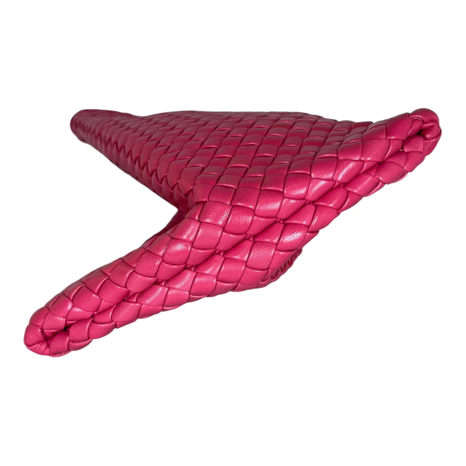 BOTTEGA VENETA/Clutch Bag/Leather/PNK/Twisted Clutch Padded