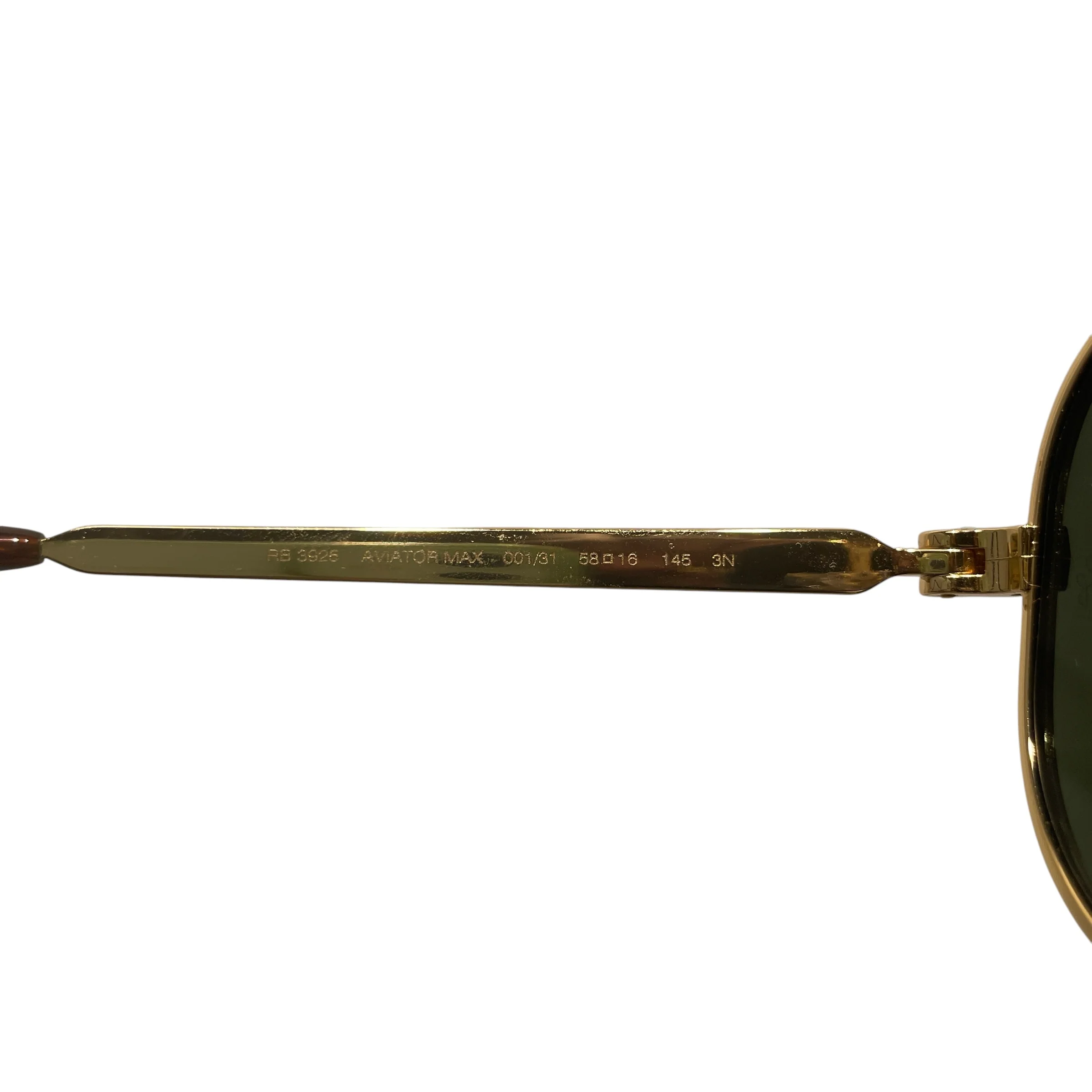 Ray-Ban/Sunglasses/Celluloid/GLD/rb 3925 58 16 145