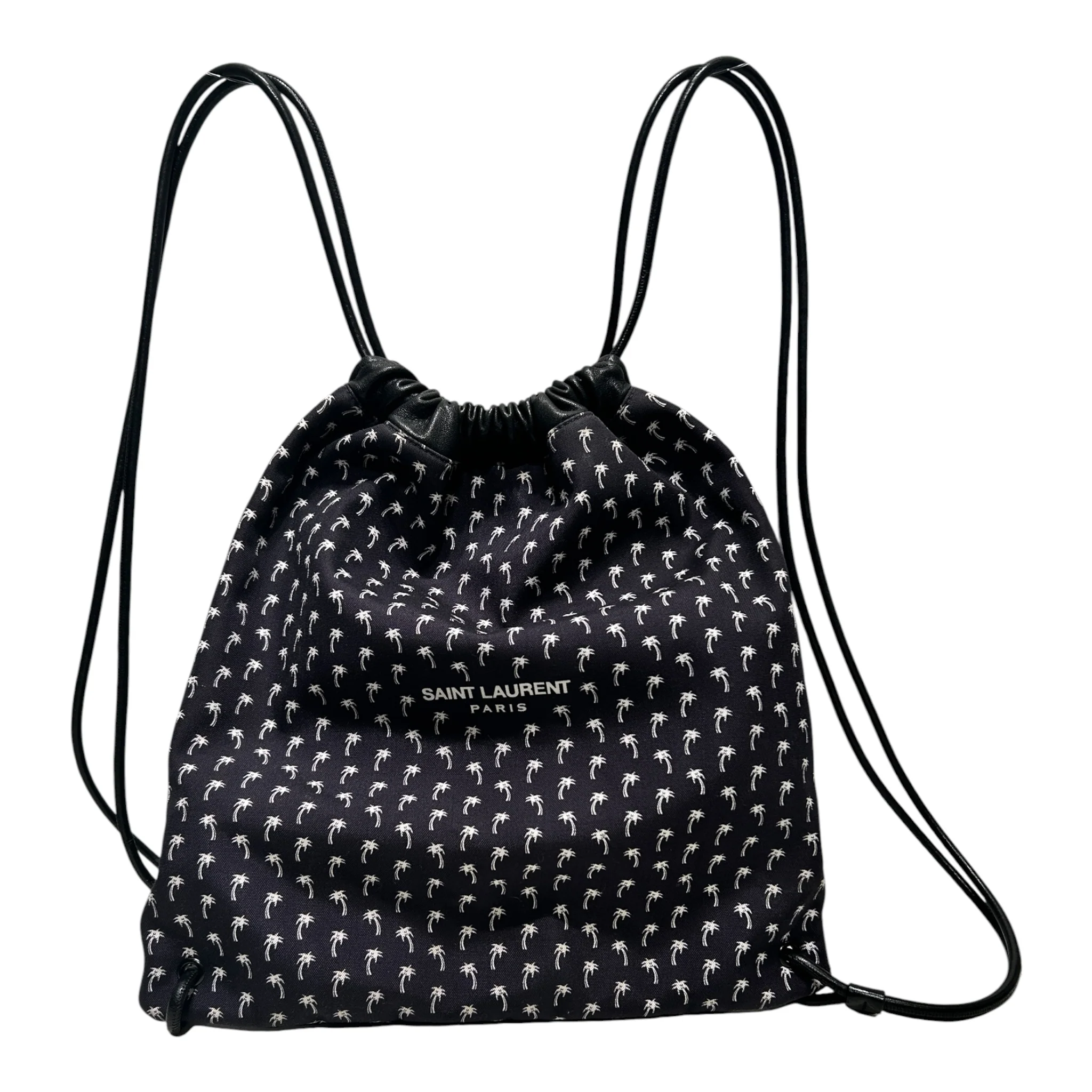 SAINT LAURENT/Bag/All Over Print/Cotton/BLK/