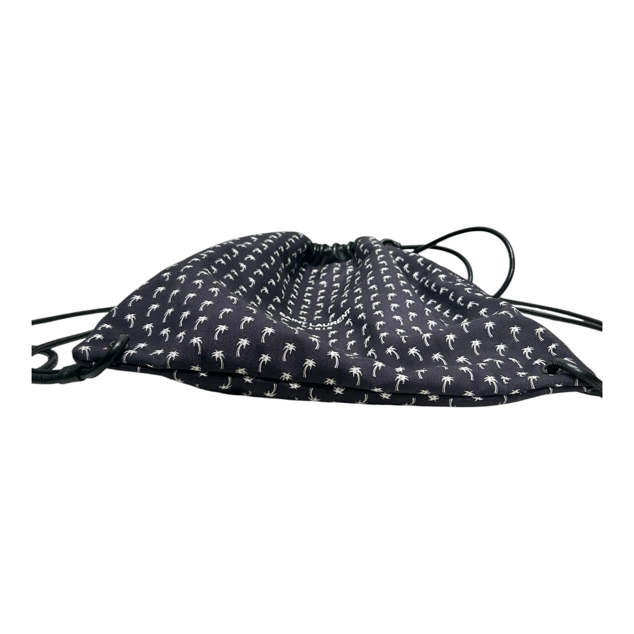 SAINT LAURENT/Bag/All Over Print/Cotton/BLK/