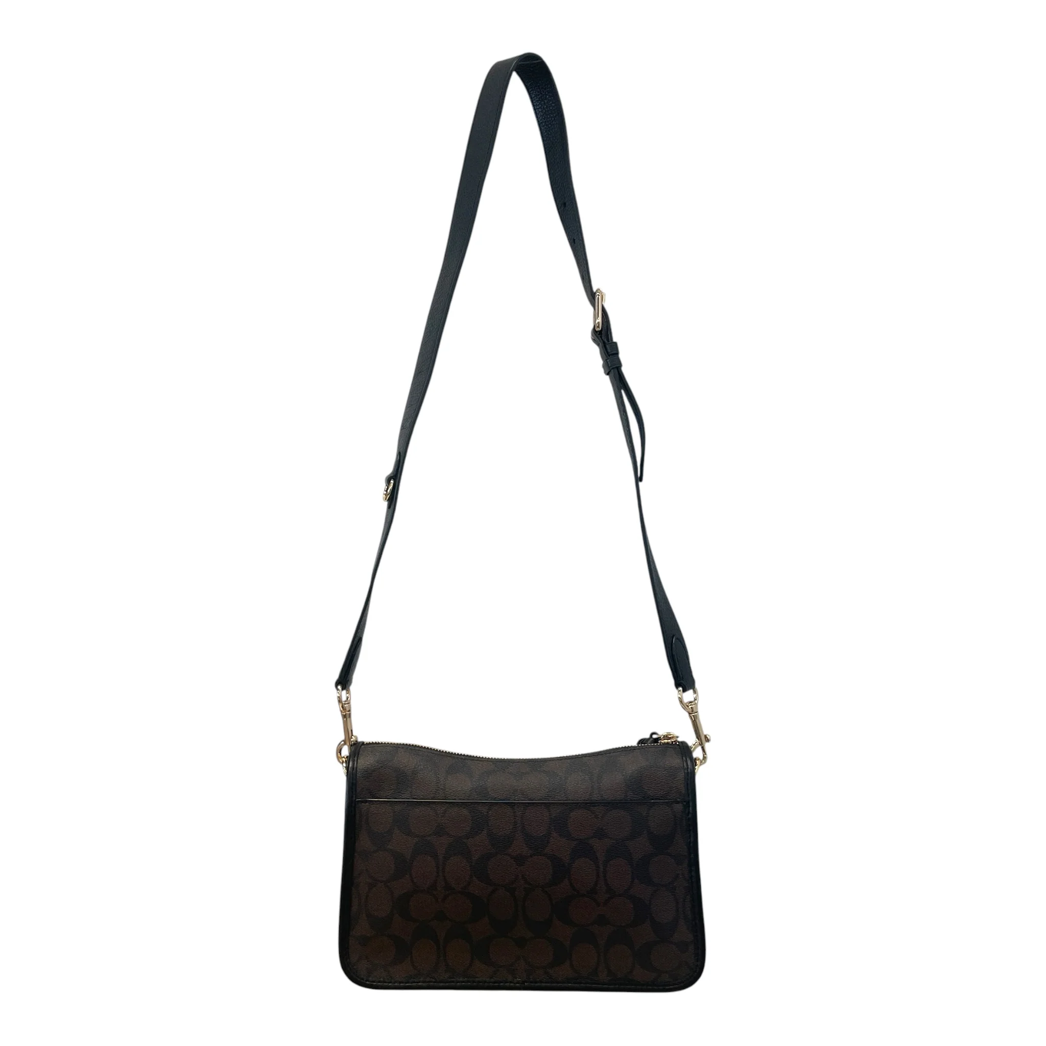 COACH/Cross Body Bag/Monogram/Leather/BRW/