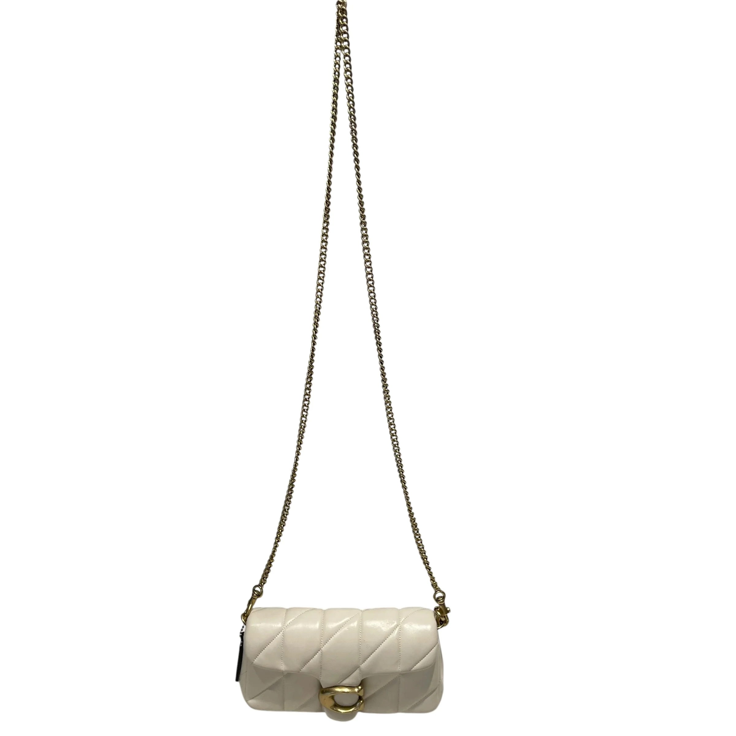 COACH/Cross Body Bag/Leather/WHT/tabby 20 quilted