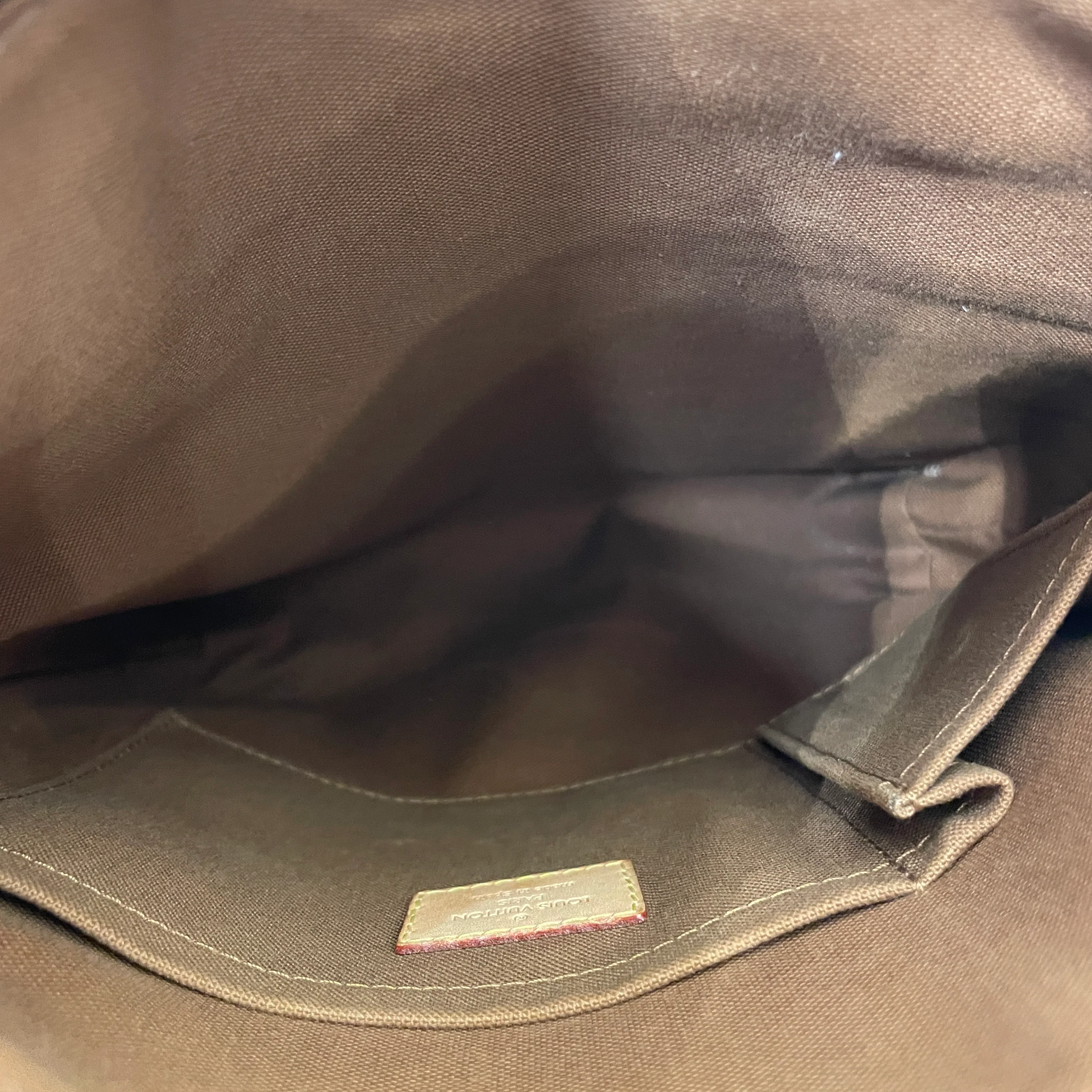 LOUIS VUITTON/Cross Body Bag/Monogram/Leather/BRW/ODEON PM