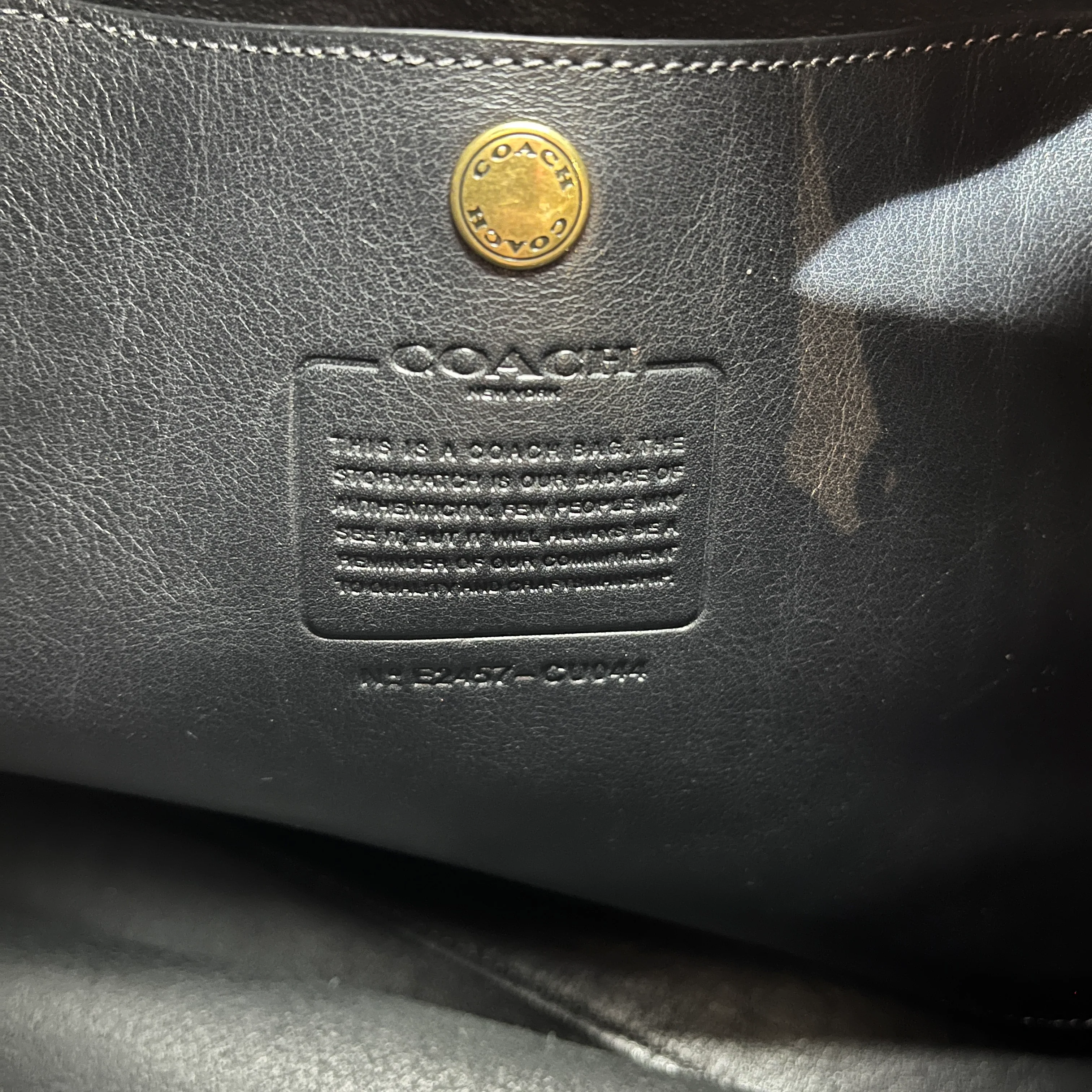 COACH/Bag/Leather/BLK/brooklyn bag