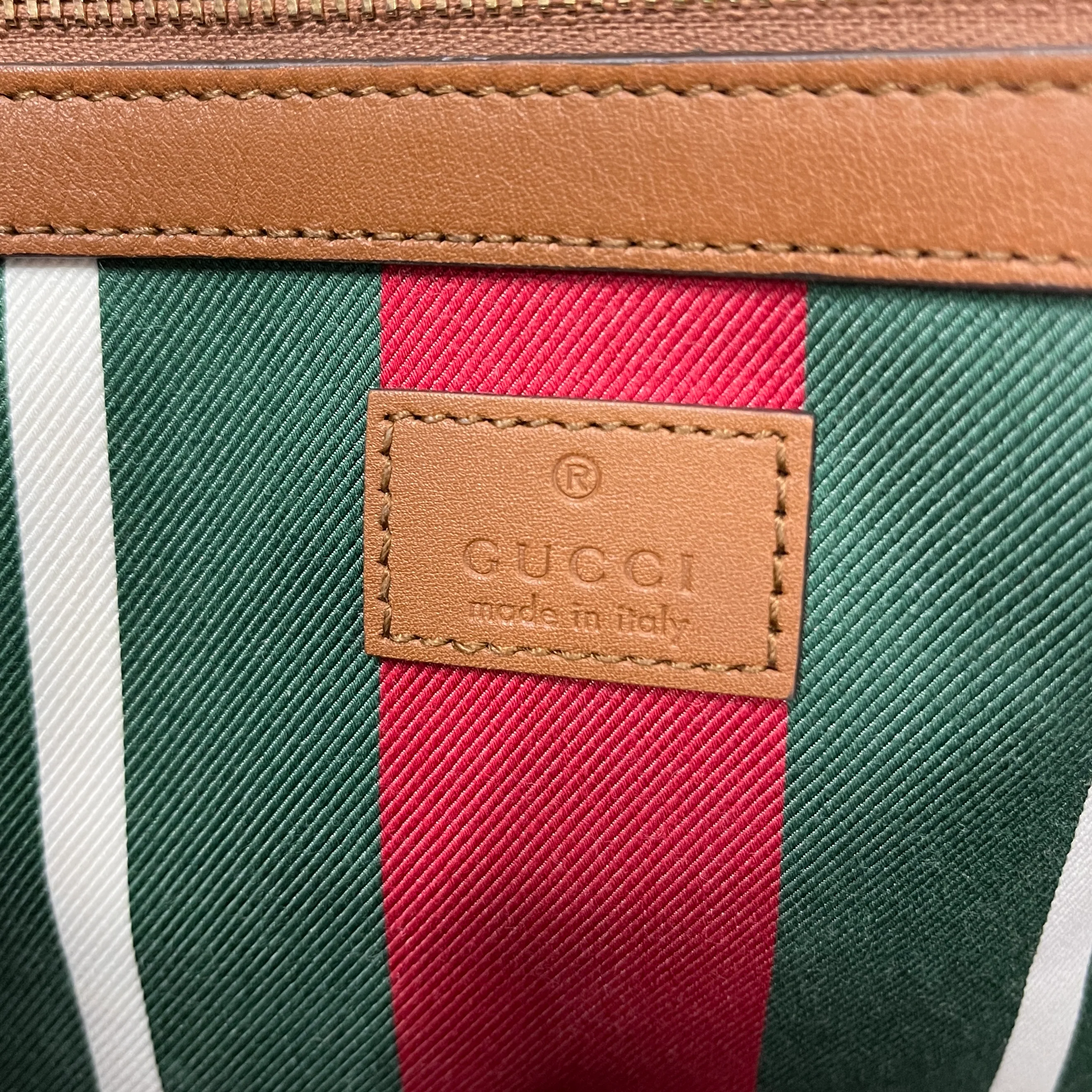GUCCI/Tote Bag/Monogram/Cotton/BEG/GG Emblem Large Tote