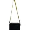 OFF-WHITE/Cross Body Bag/Stripe/Leather/BLK/DIAG CAMERA BAG
