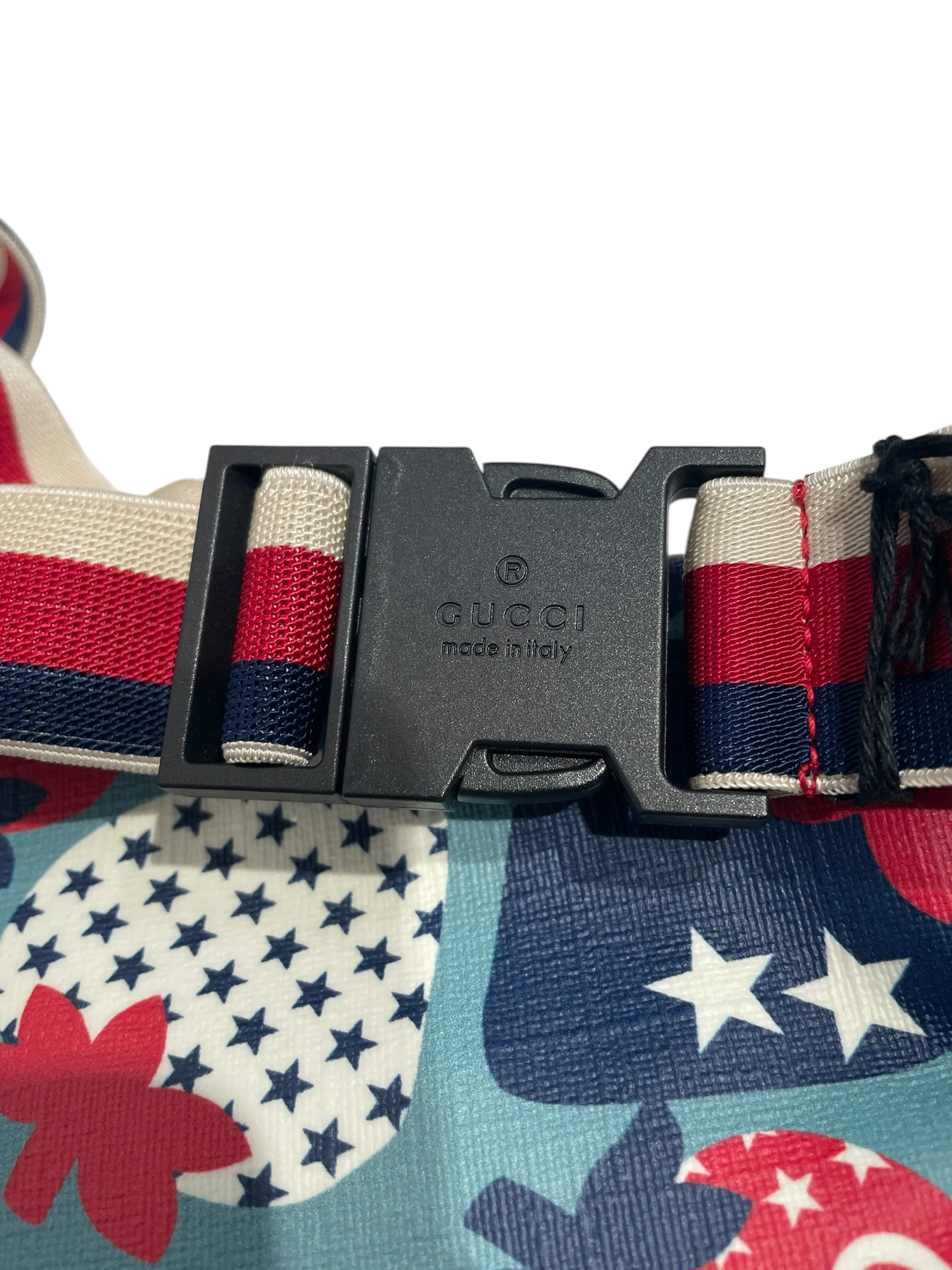 GUCCI/Fanny Pack/All Over Print/Nylon/MLT/STRAWBERRY