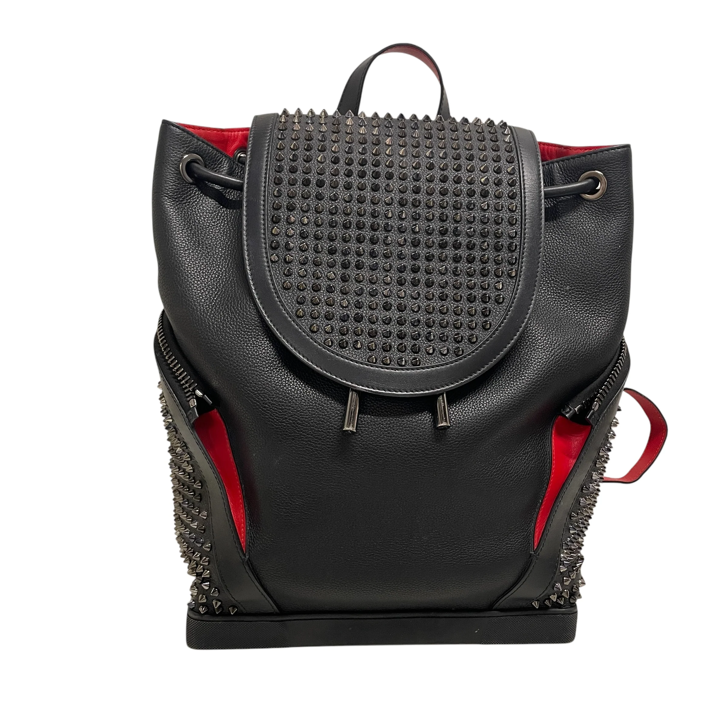 Christian Louboutin/Backpack/Leather/BLK/explorafunk spiked