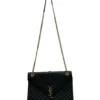YVES SAINT LAURENT/Tote Bag/Leather/BLK/CHEVRONCAVIARLEATHERDVL354