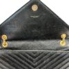 YVES SAINT LAURENT/Tote Bag/Leather/BLK/CHEVRONCAVIARLEATHERDVL354