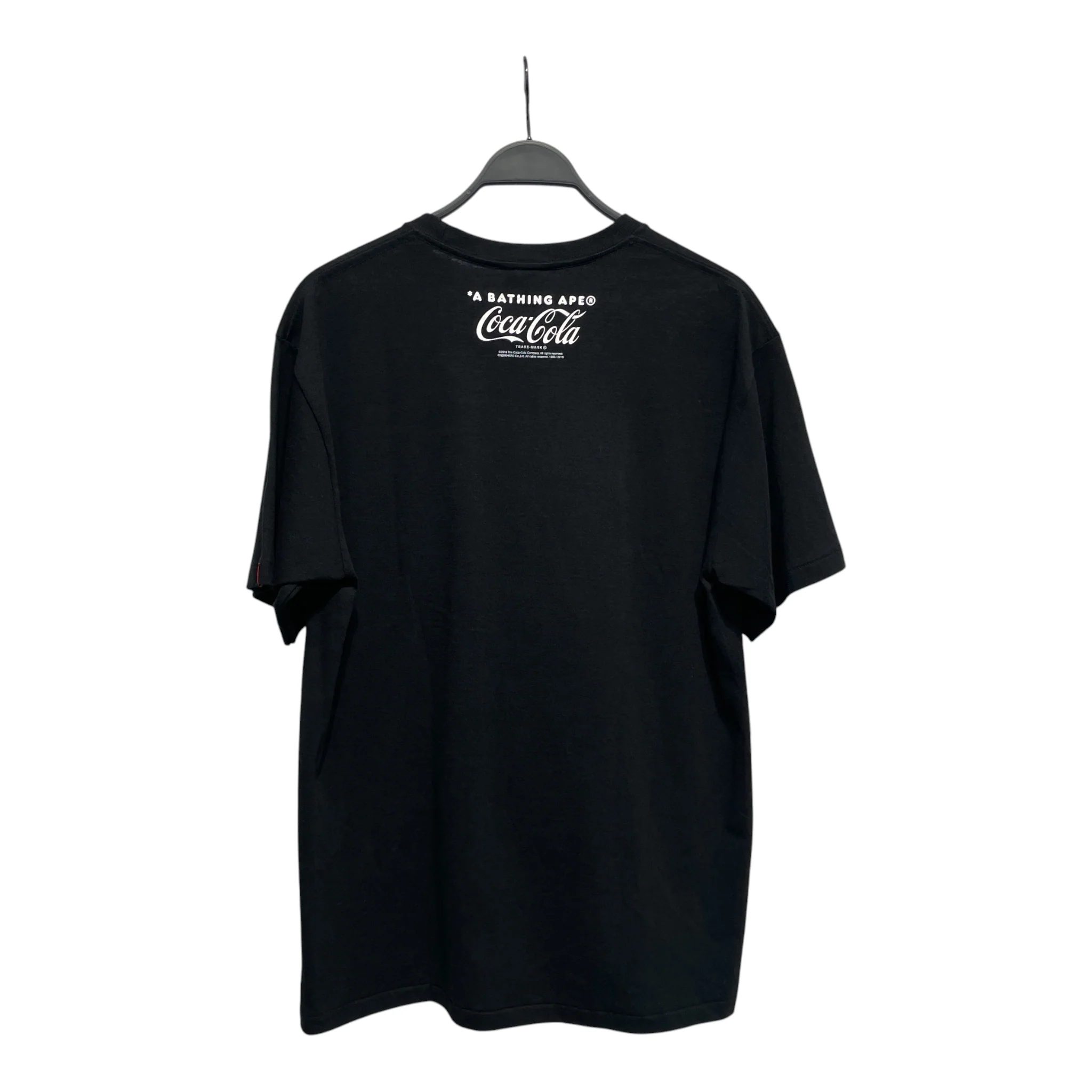 A BATHING APE/T-Shirt/XL/Cotton/BLK/Bb Milo-Real Thing