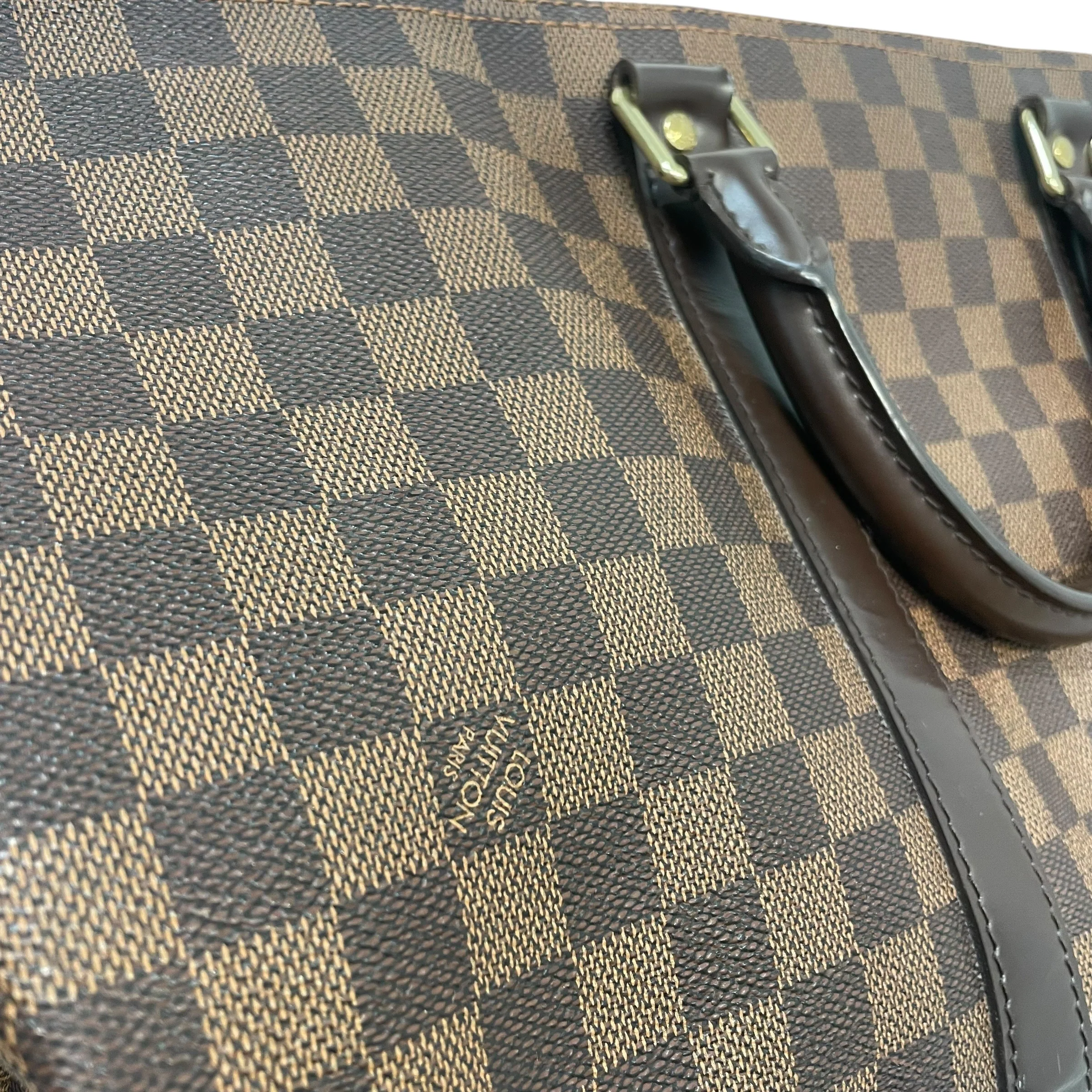 LOUIS VUITTON/Luggage/Border/Leather/BRW/Keepall 55 Bandouliere