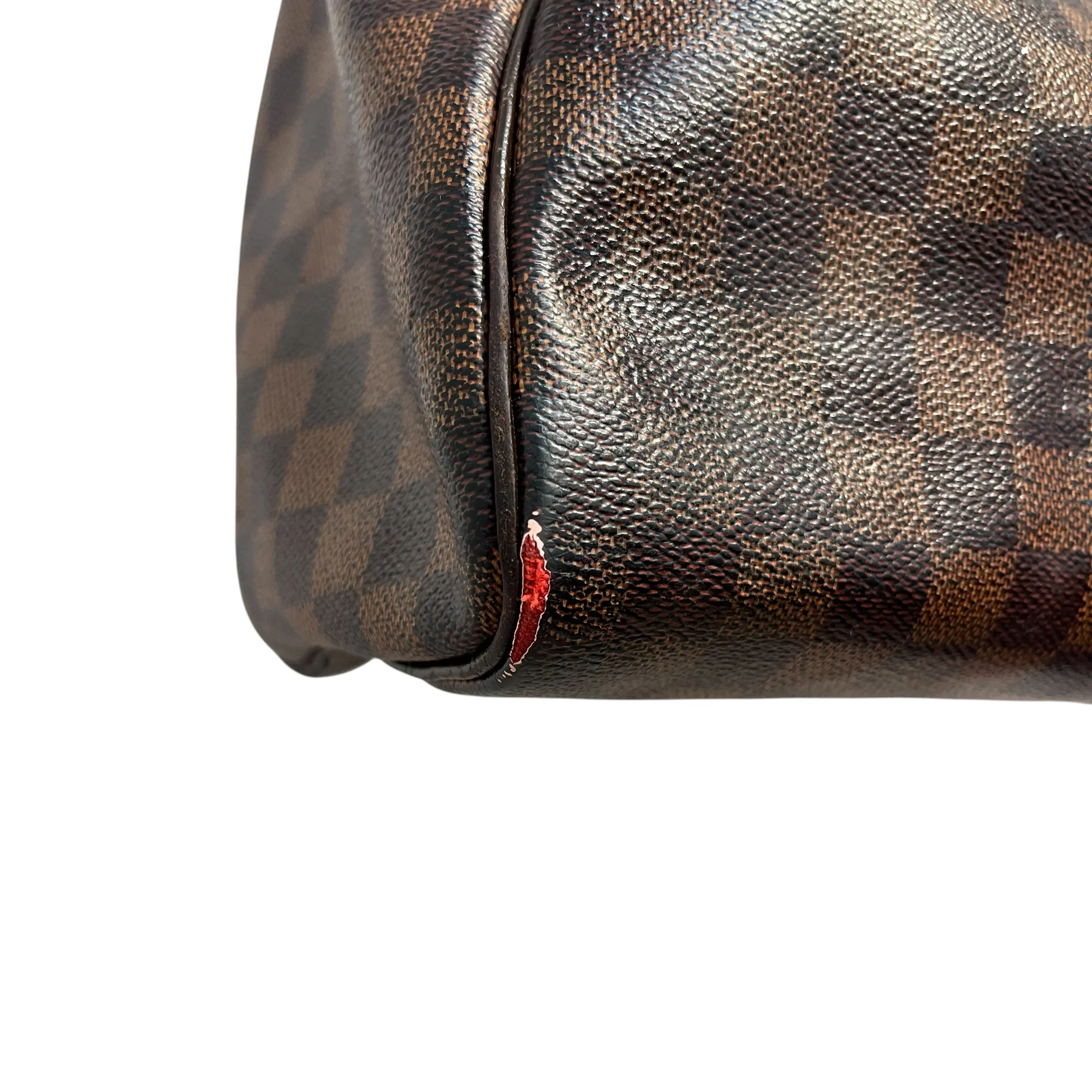 LOUIS VUITTON/Hand Bag/Monogram/Leather/BRW/SPEEDY DAMIER