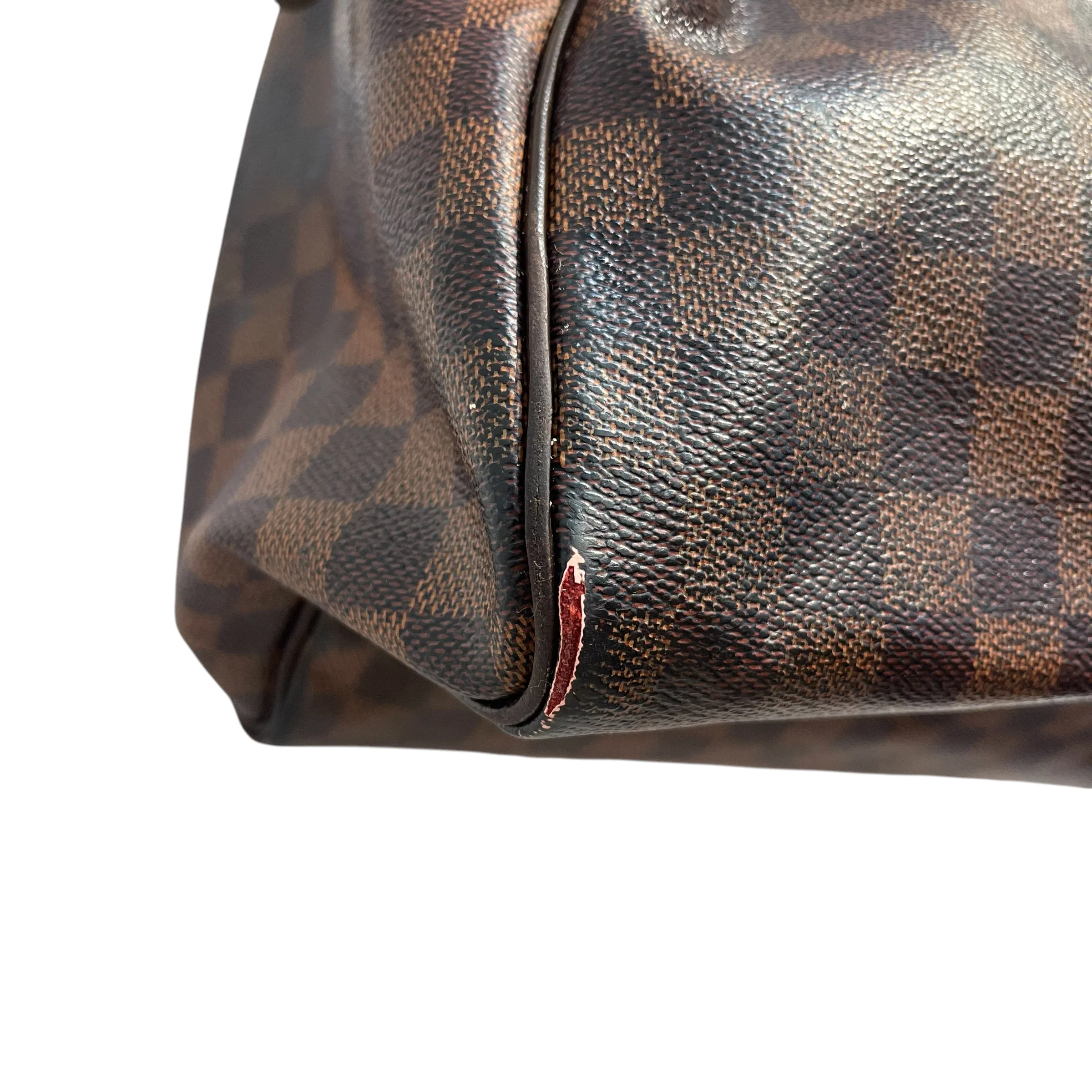 LOUIS VUITTON/Hand Bag/Monogram/Leather/BRW/SPEEDY DAMIER