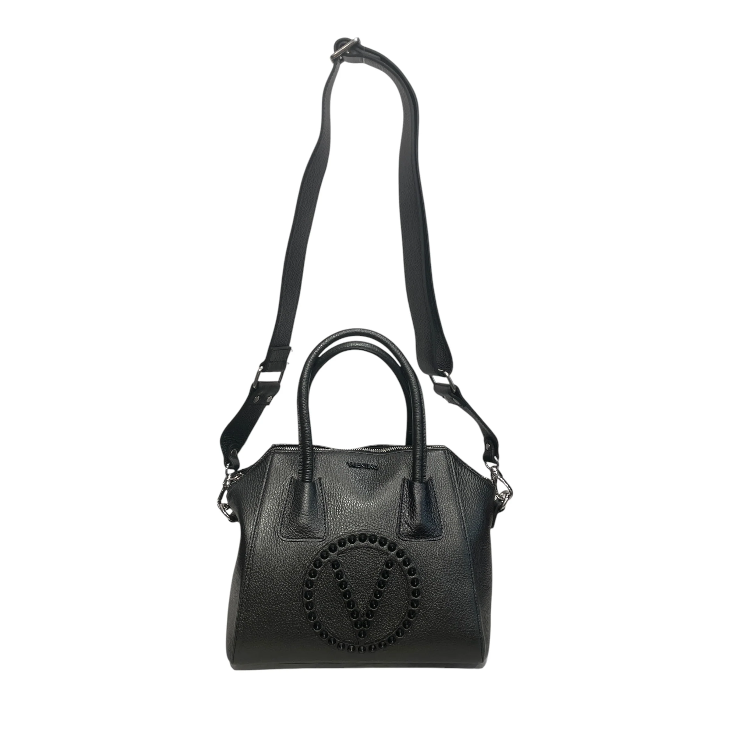 VALENTINO/Bag/Leather/BLK/MINIMI ROCK SATCHEL STUDDED