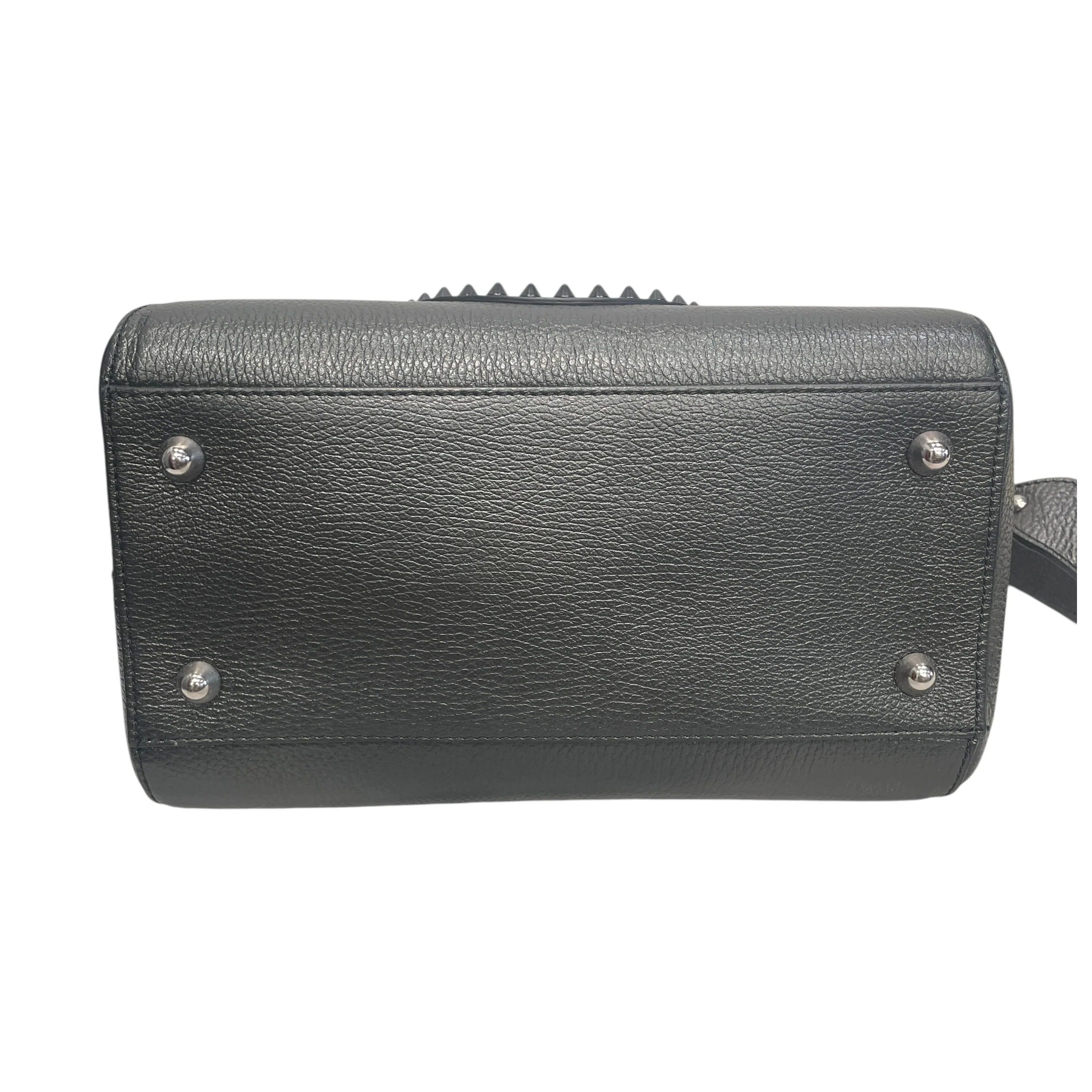 VALENTINO/Bag/Leather/BLK/MINIMI ROCK SATCHEL STUDDED