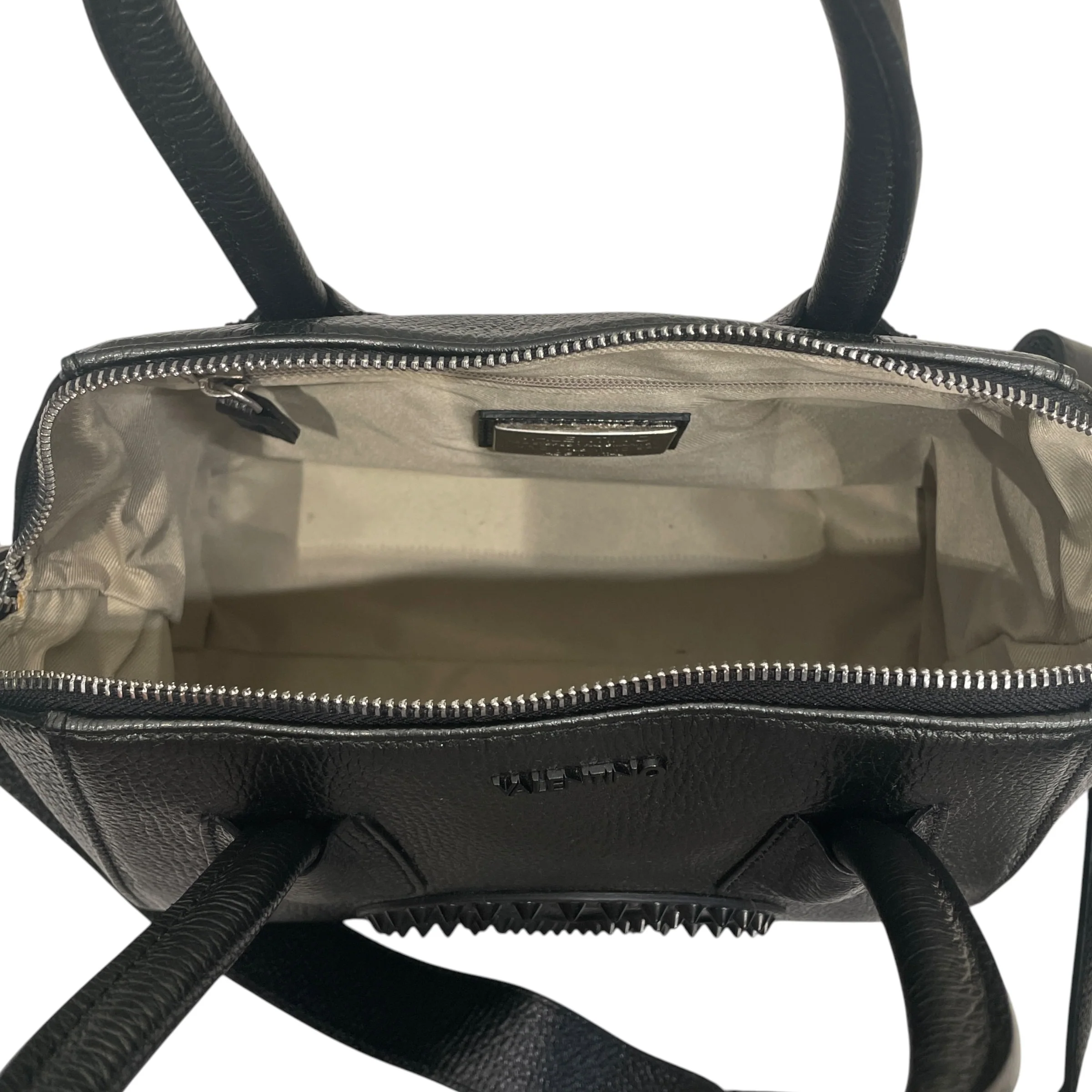 VALENTINO/Bag/Leather/BLK/MINIMI ROCK SATCHEL STUDDED