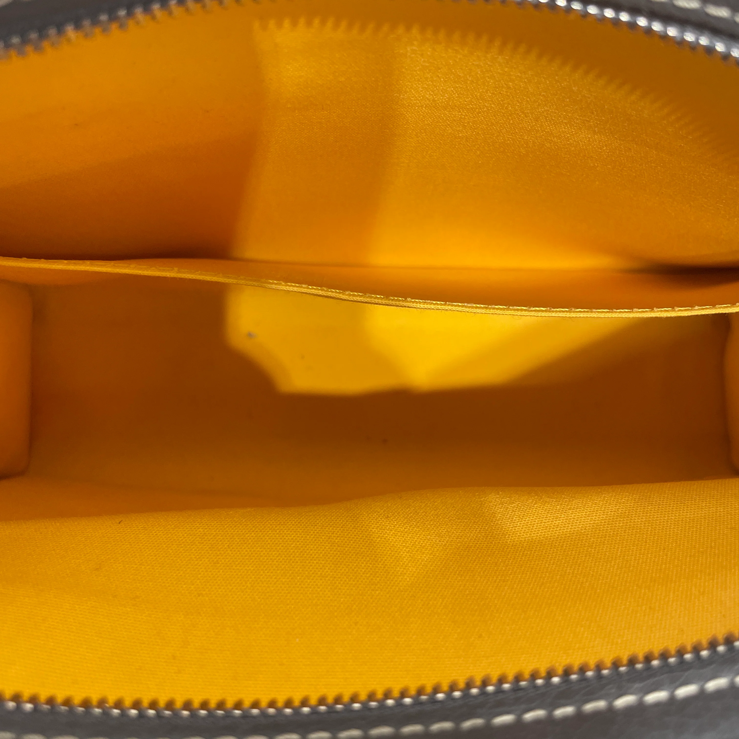 GOYARD/Pouch/All Over Print/Leather/GRY/