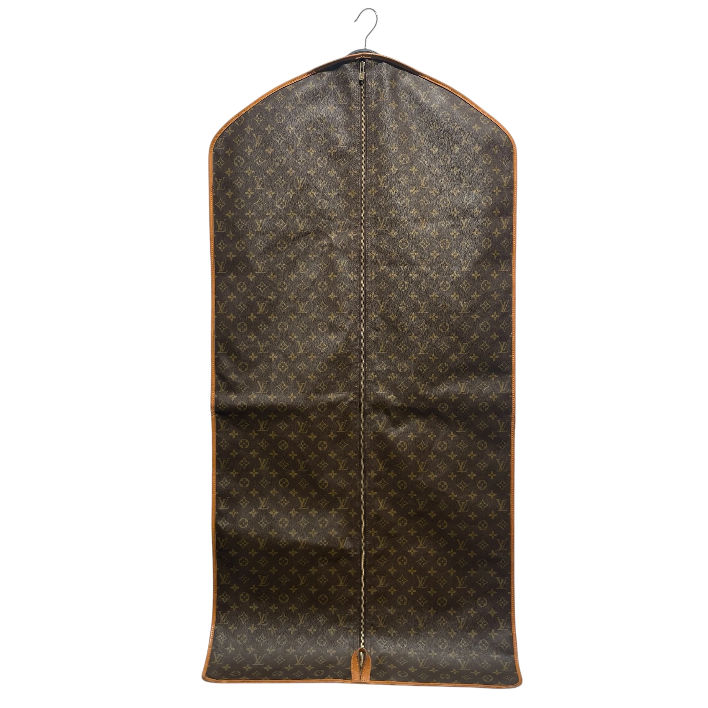 LOUIS VUITTON/Bag/Monogram/Leather/BRW/VTG GARMENT BAG
