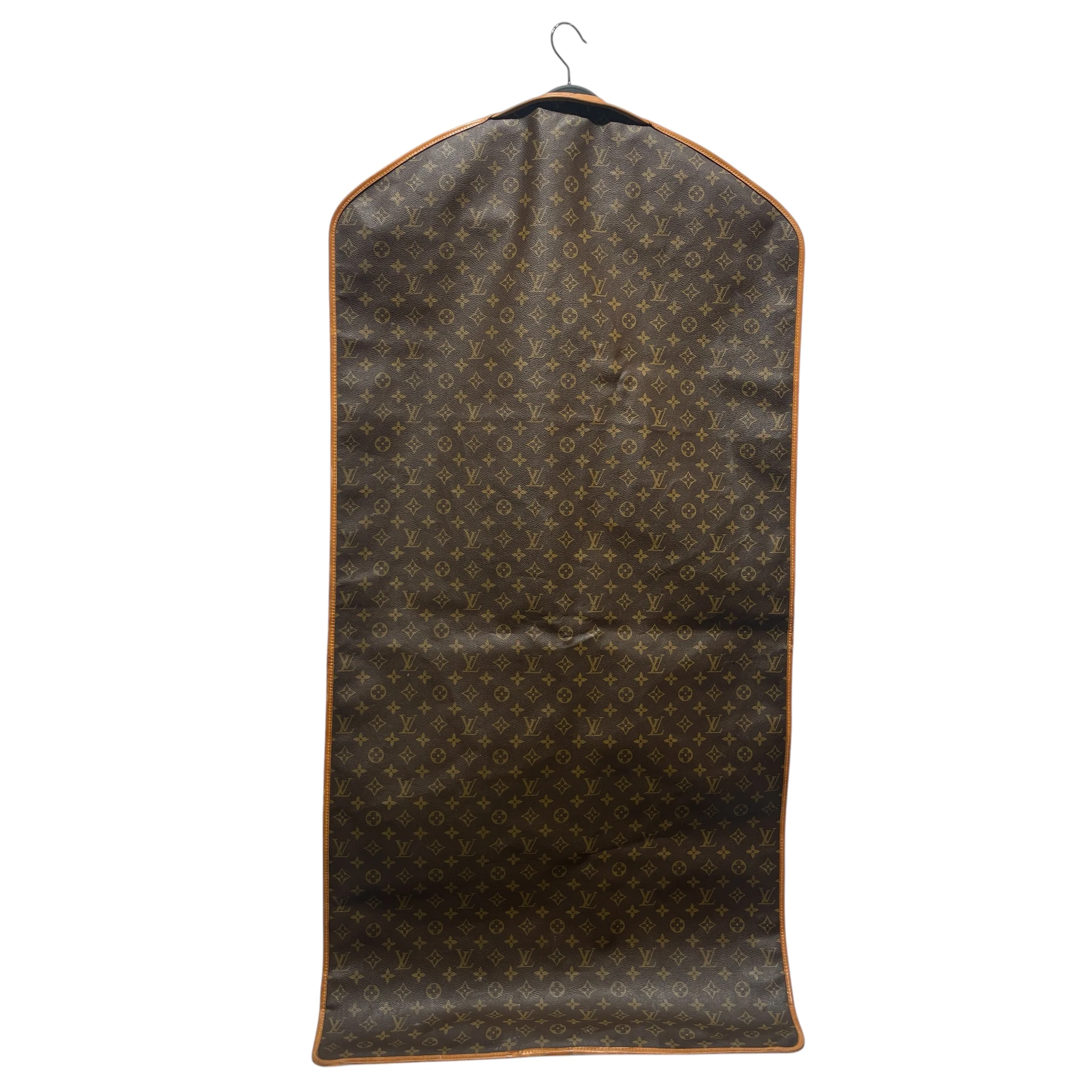 LOUIS VUITTON/Bag/Monogram/Leather/BRW/VTG GARMENT BAG