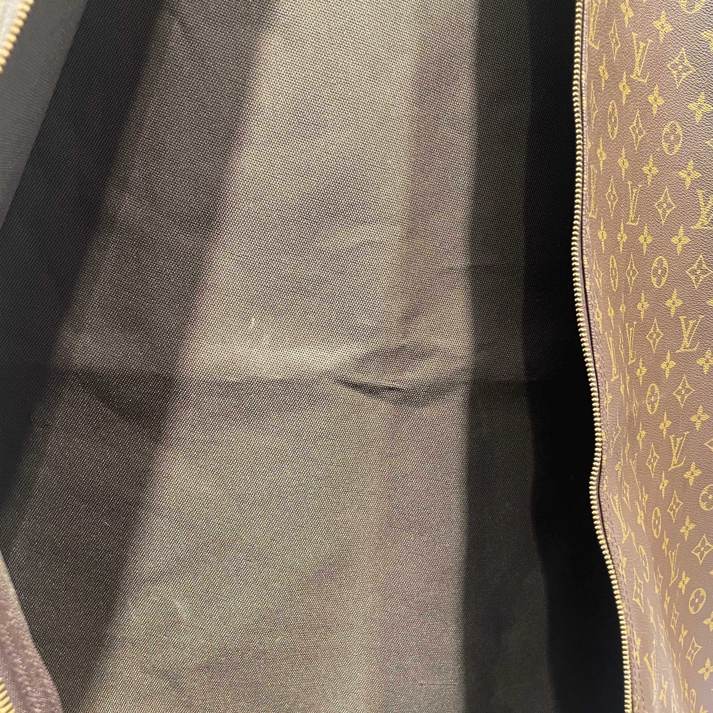 LOUIS VUITTON/Bag/Monogram/Leather/BRW/VTG GARMENT BAG