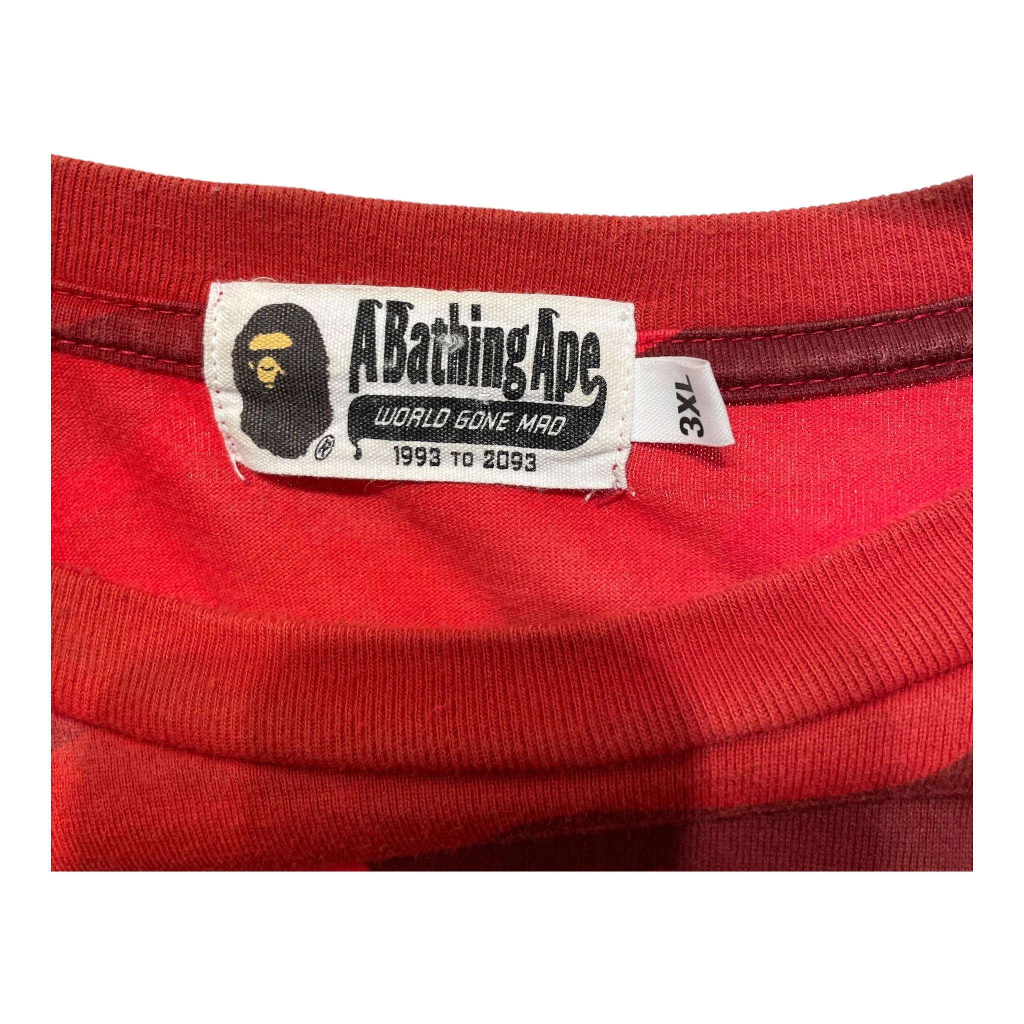 A BATHING APE/T-Shirt/XXXL/Cotton/BRD/Camouflage/