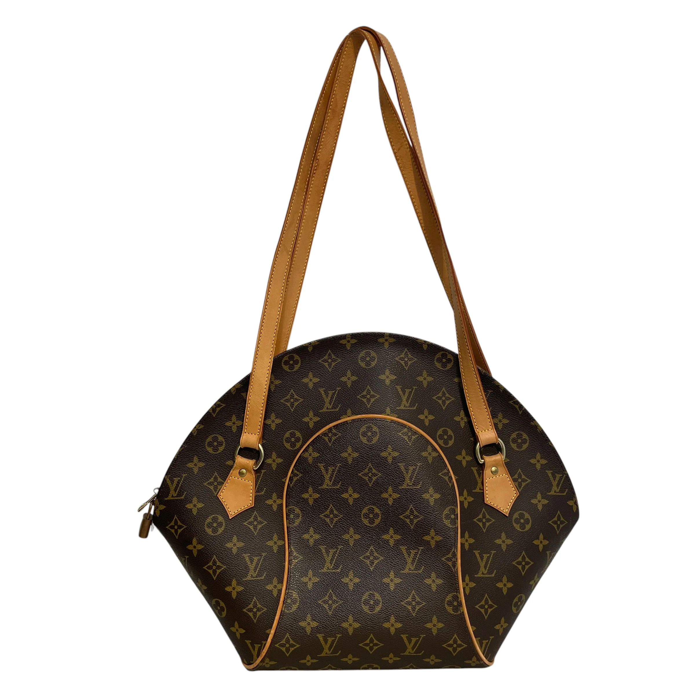 LOUIS VUITTON/Cross Body Bag/Monogram/Leather/BRW/Ellipse GM
