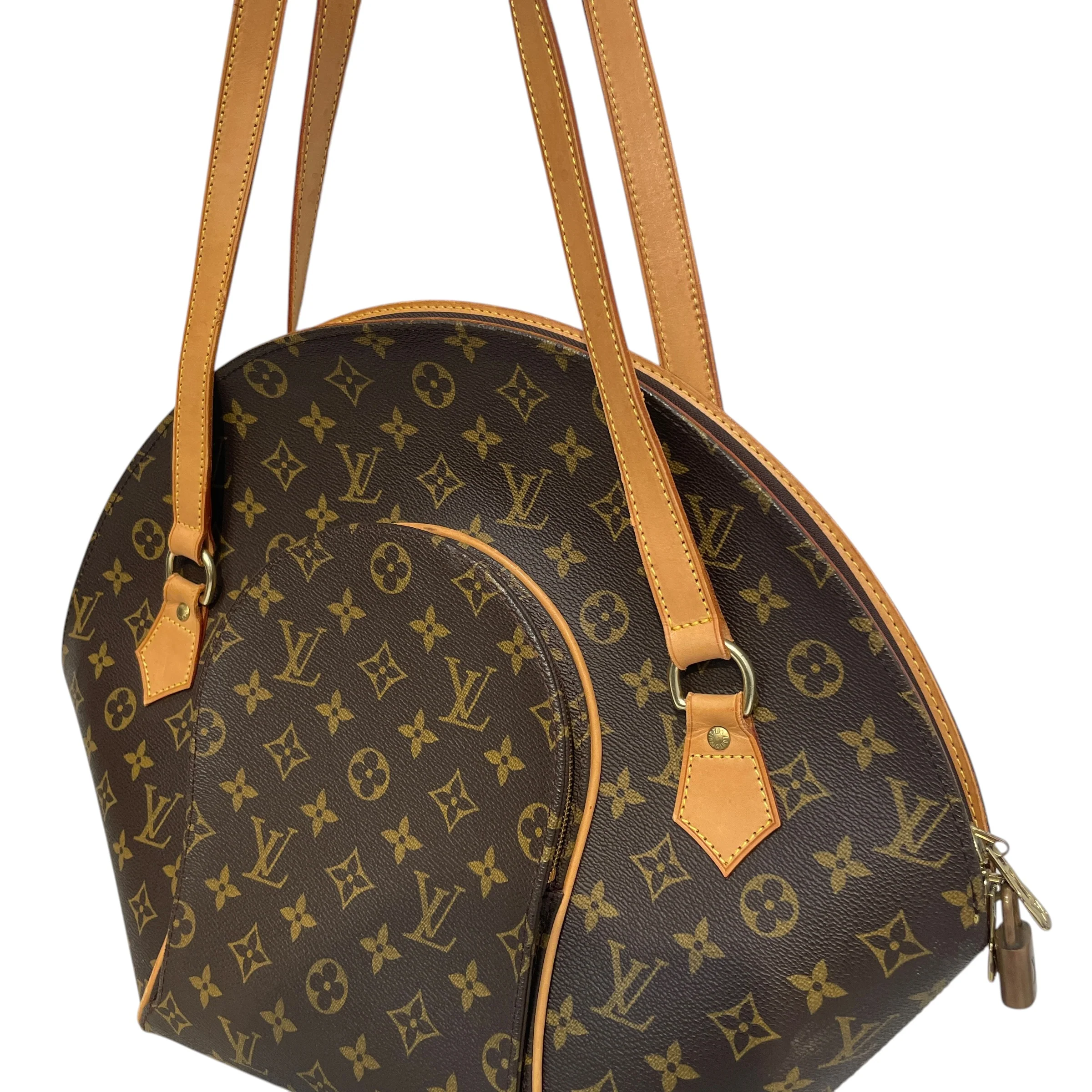 LOUIS VUITTON/Cross Body Bag/Monogram/Leather/BRW/Ellipse GM
