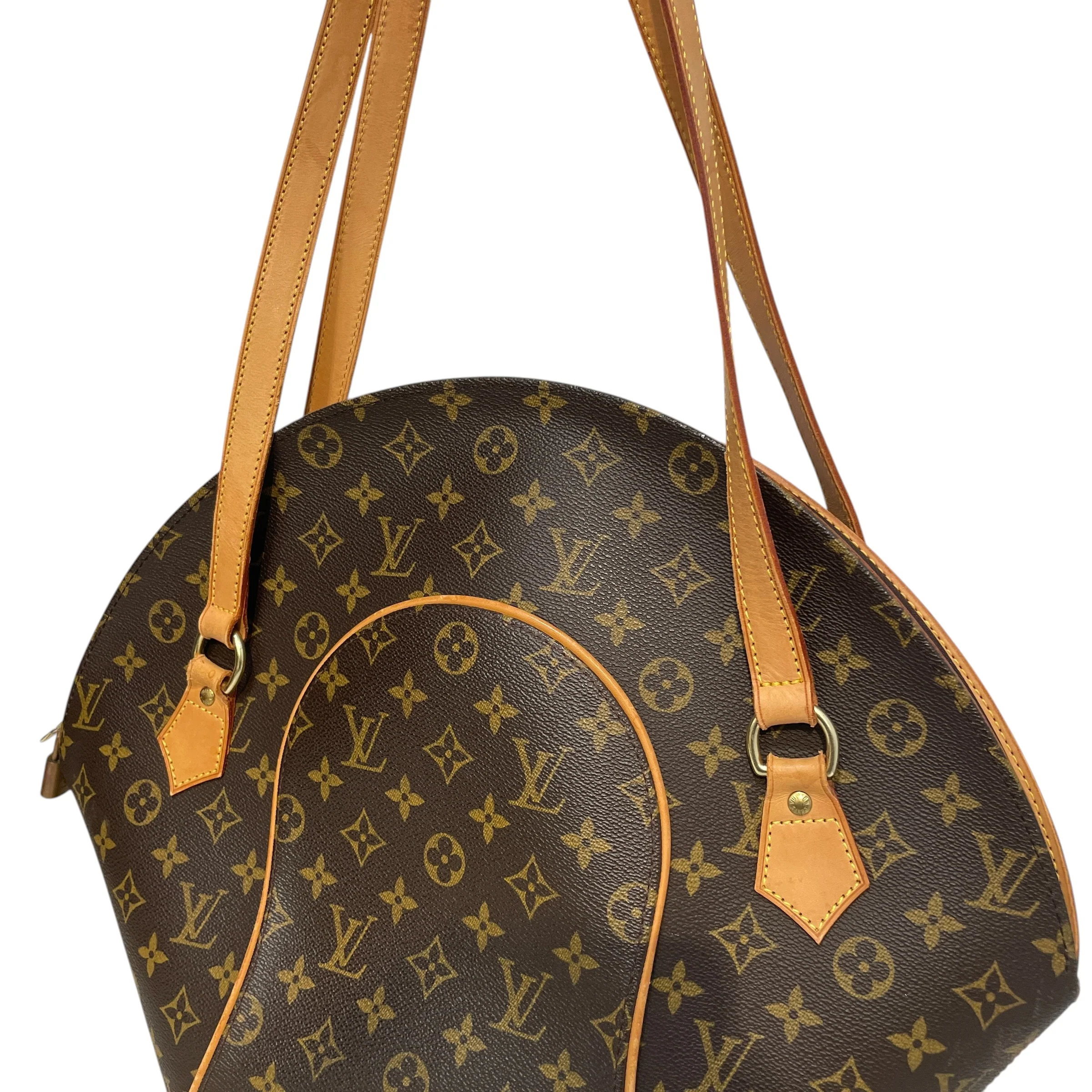 LOUIS VUITTON/Cross Body Bag/Monogram/Leather/BRW/Ellipse GM