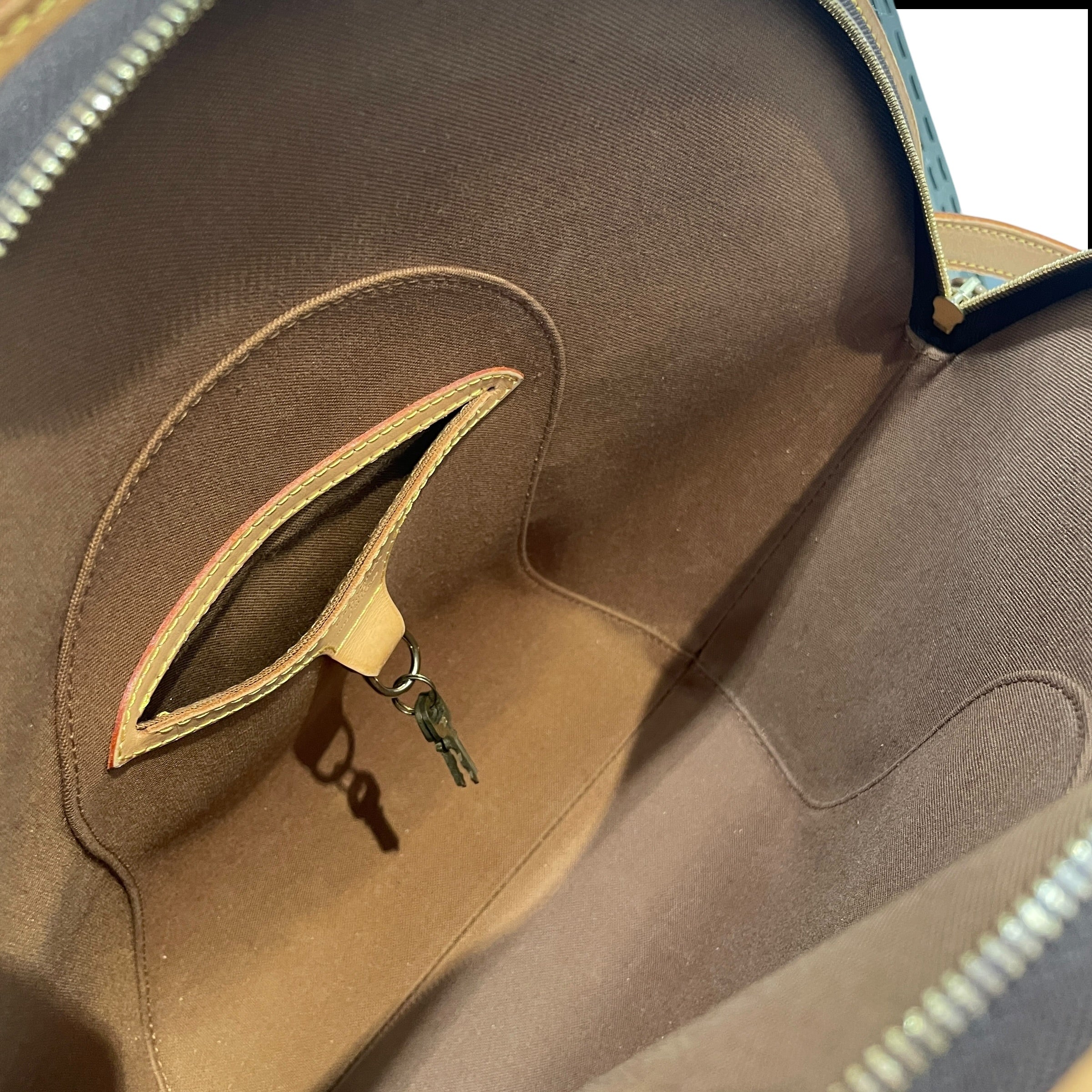 LOUIS VUITTON/Cross Body Bag/Monogram/Leather/BRW/Ellipse GM
